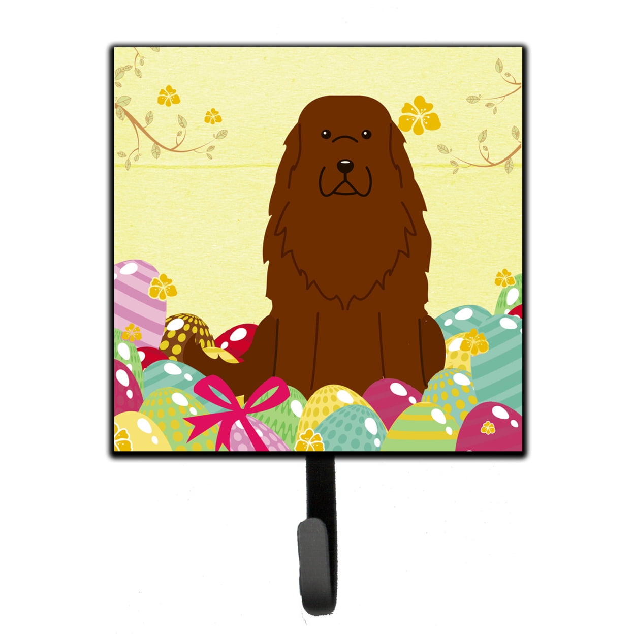 Easter Eggs Caucasian Shepherd Dog Leash or Key Holder