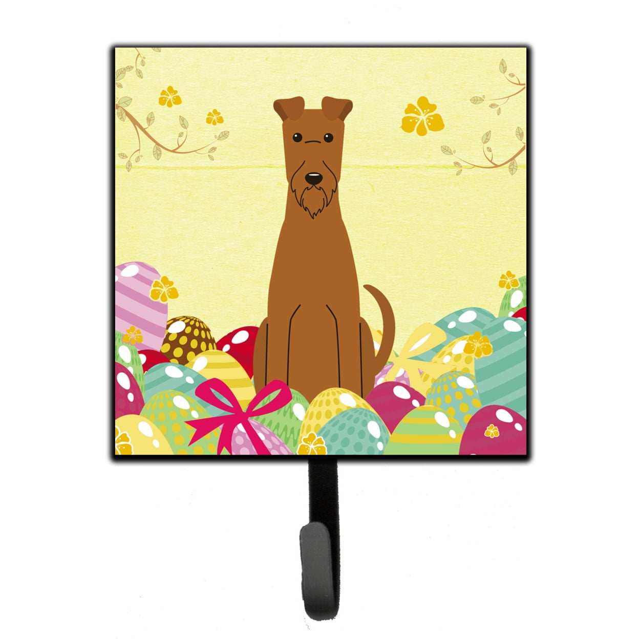Easter Eggs Irish Terrier Leash or Key Holder