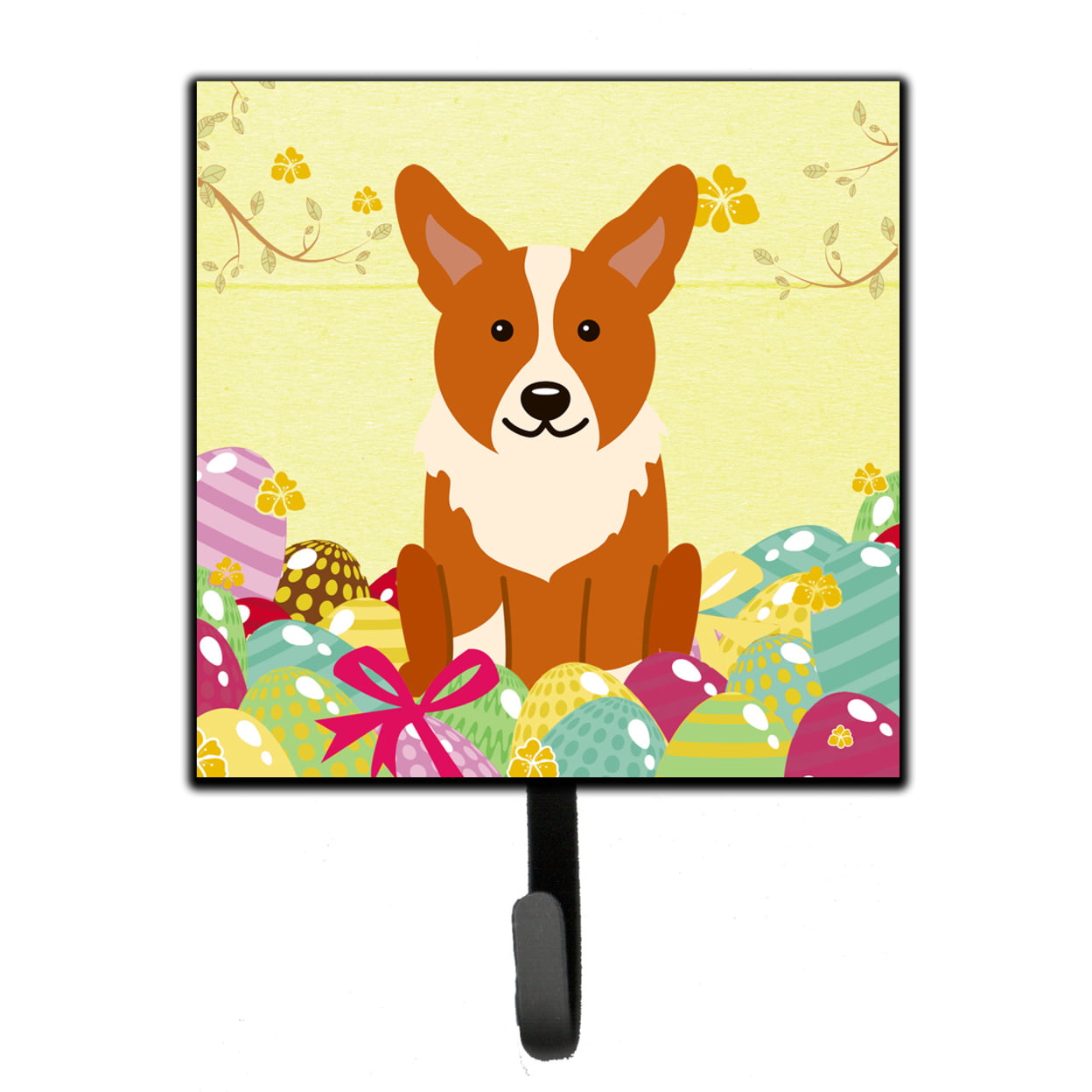 Easter Eggs Corgi Leash or Key Holder