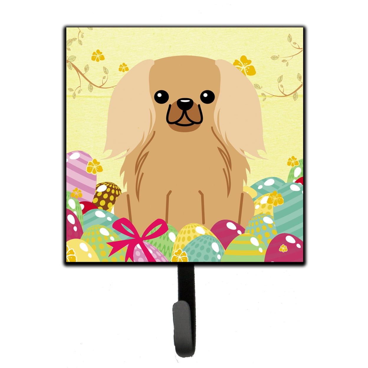 Easter Eggs Pekingnese Fawn Sable Leash or Key Holder