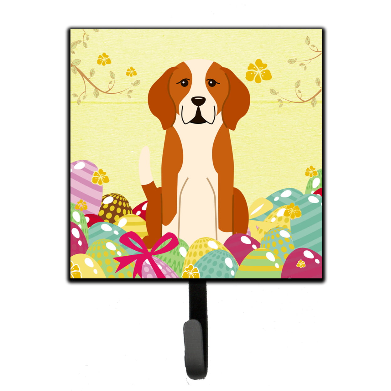 Easter Eggs English Foxhound Leash or Key Holder