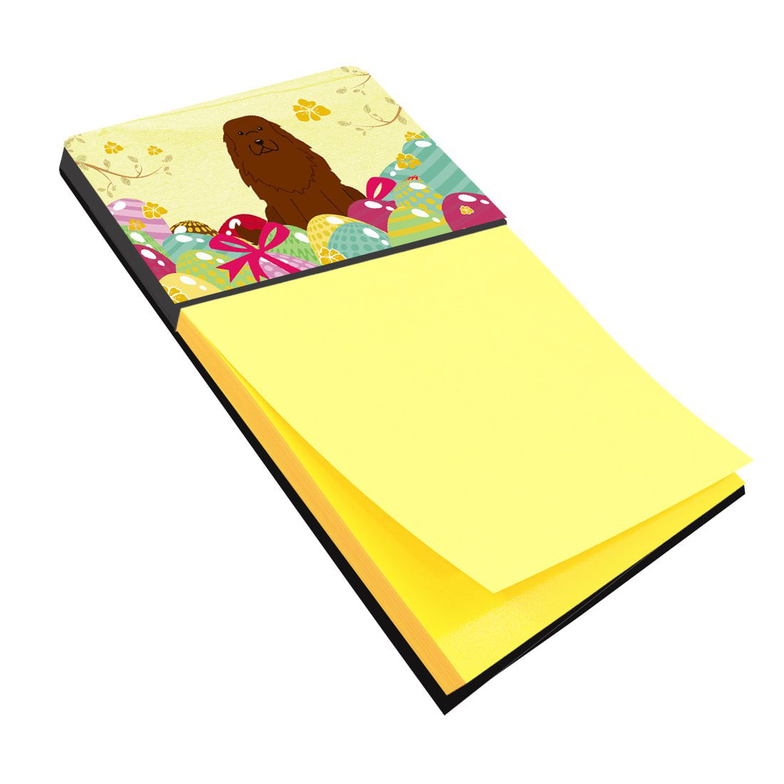 BB6050SN Easter Eggs Caucasian Shepherd Dog Sticky Note Holder