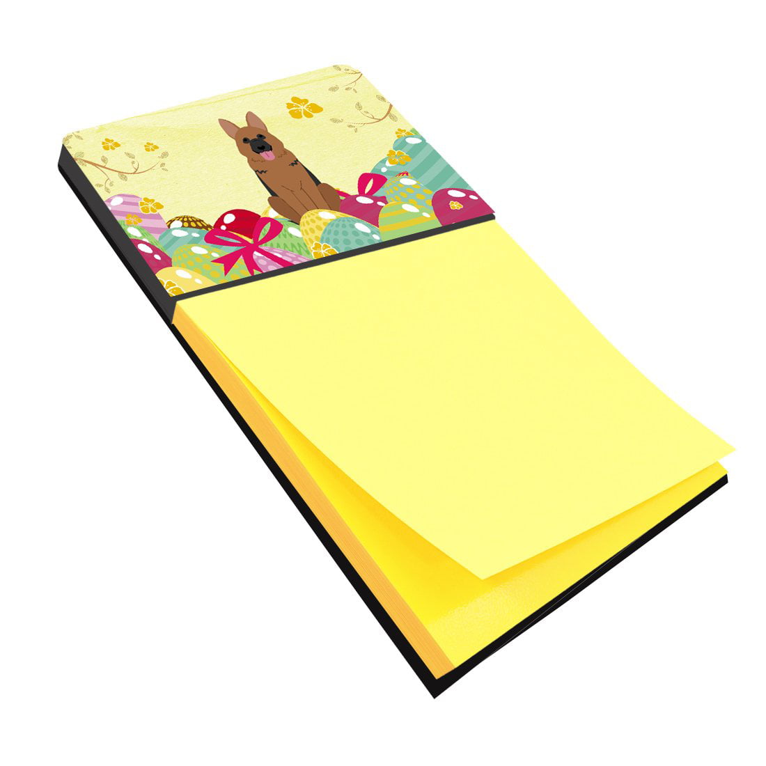 BB6067SN Easter Eggs German Shepherd Sticky Note Holder