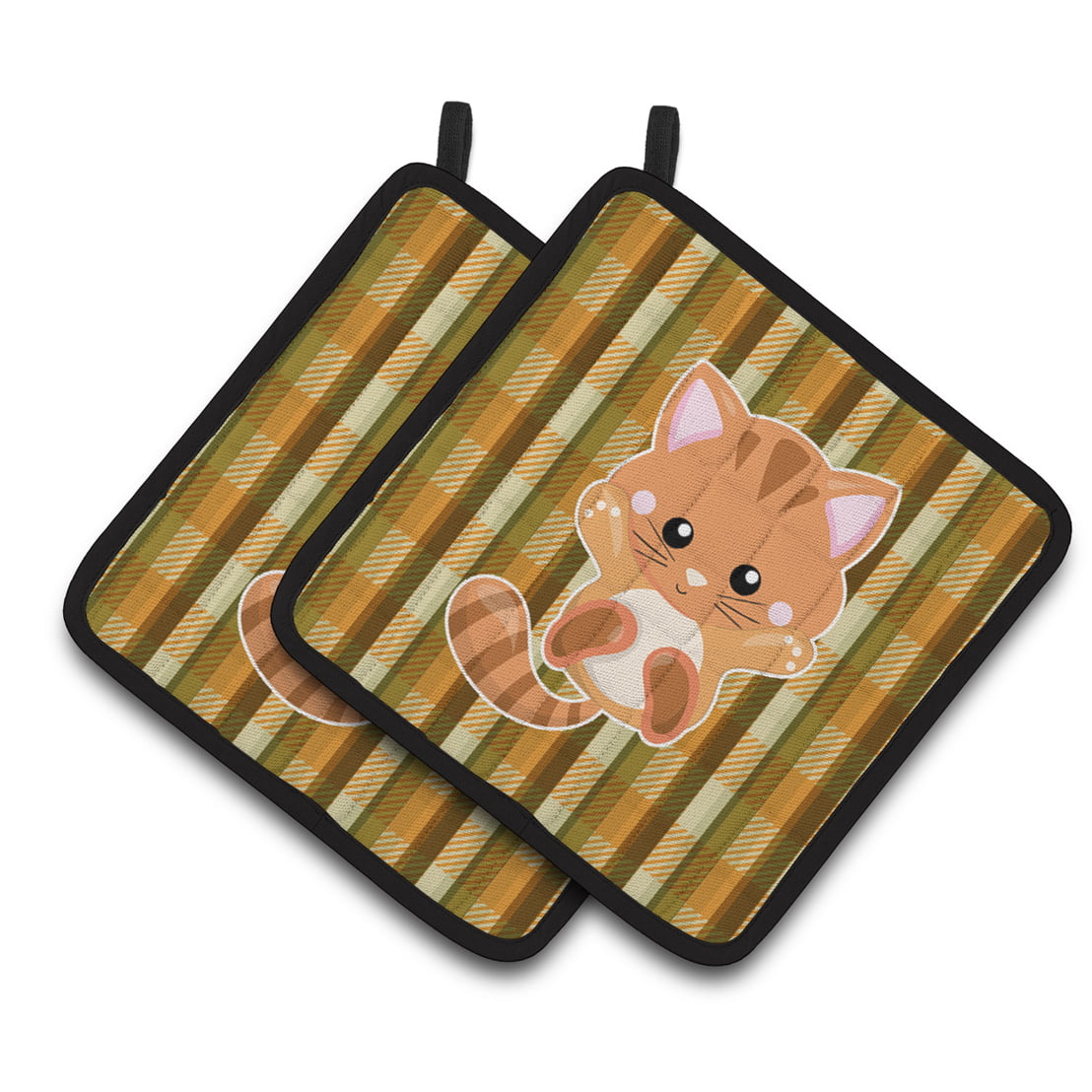 Hooray Kitten Pair of Pot Holders