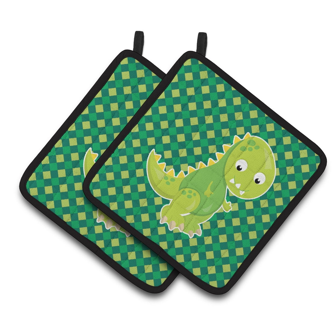 Iguanodon Dinosaur Pair of Pot Holders