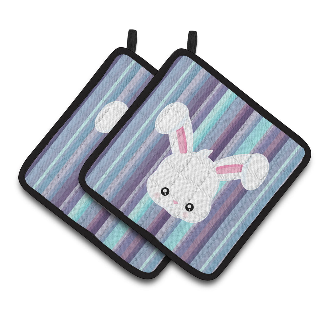 Rabbit Face Pair of Pot Holders
