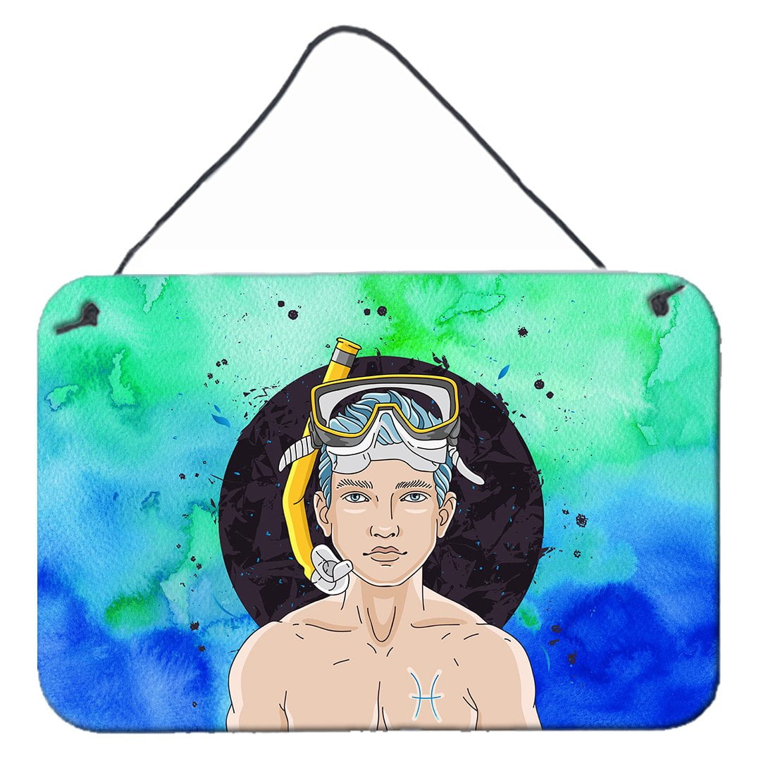Pisces Zodiac Sign Wall or Door Hanging Prints