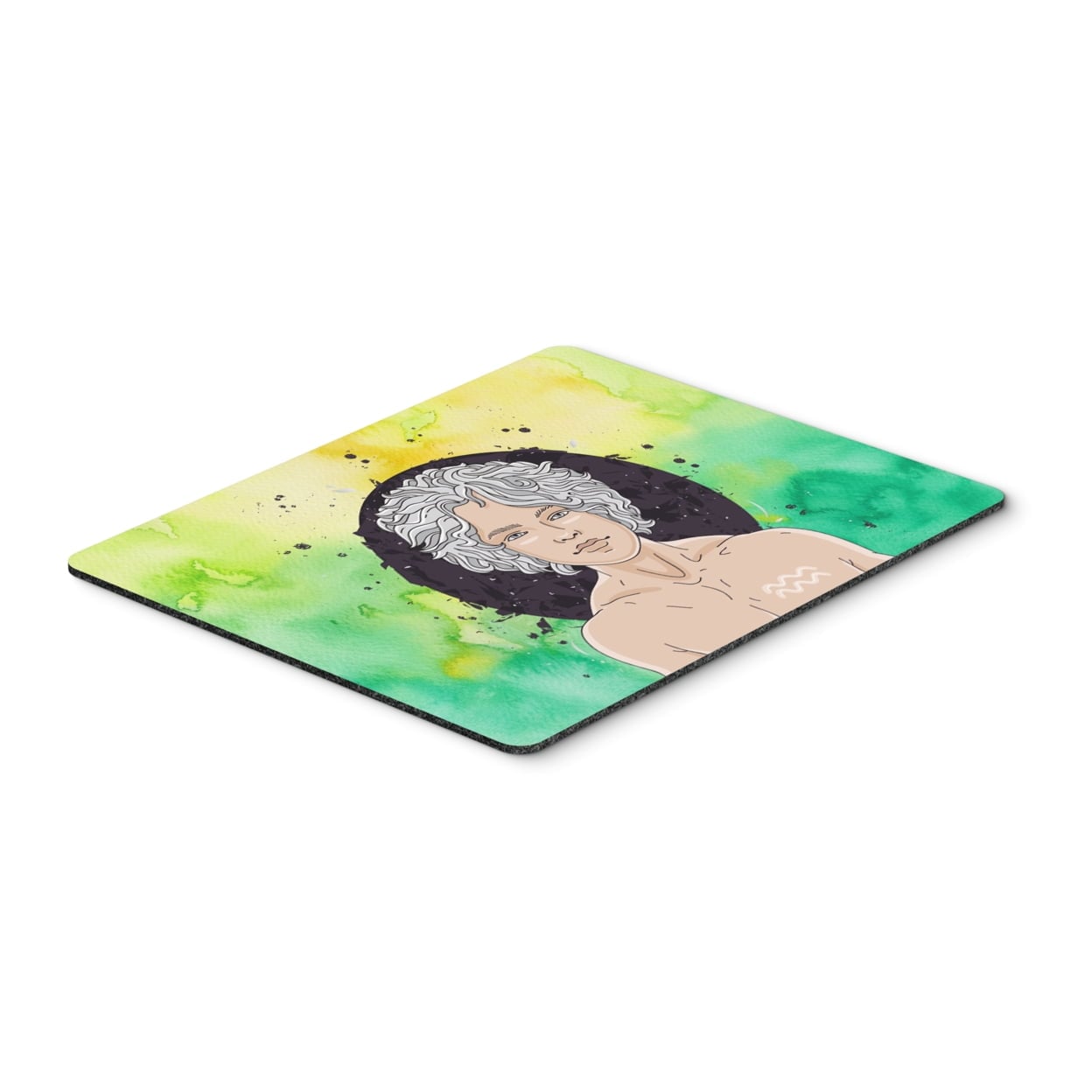 Aquarius Zodiac Sign Mouse Pad, Hot Pad or Trivet