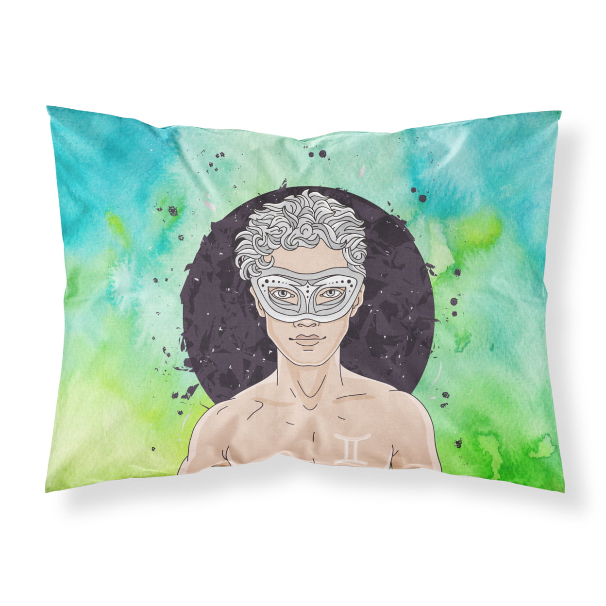 Gemini Zodiac Sign Fabric Standard Pillowcase