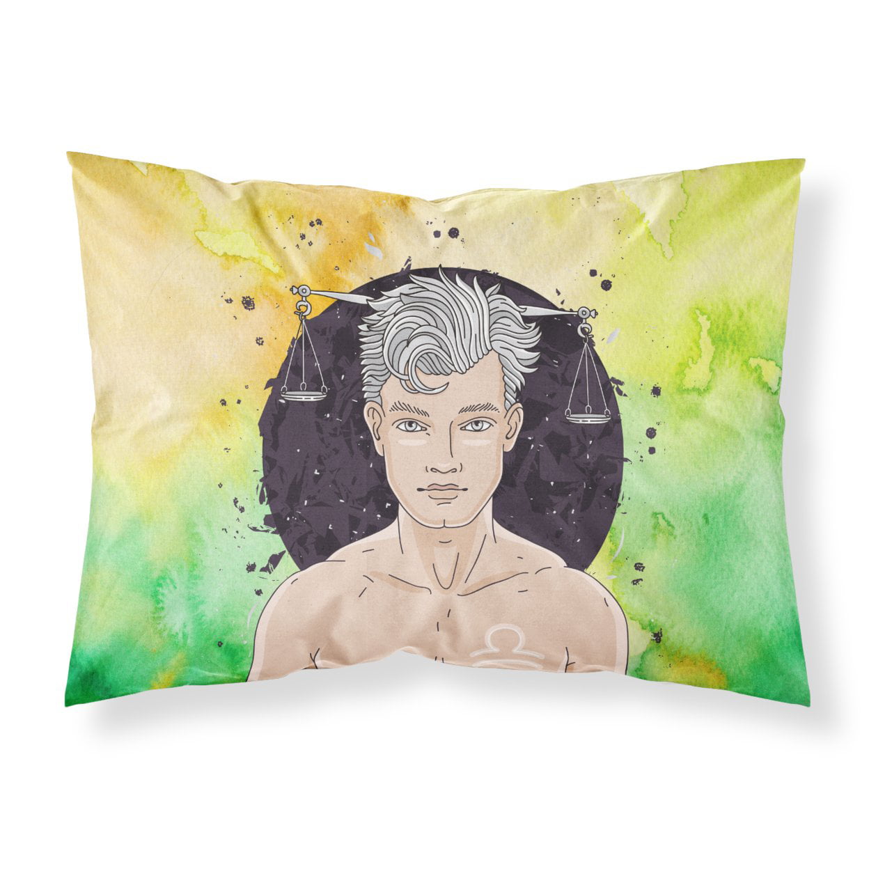 Libra Zodiac Sign Fabric Standard Pillowcase