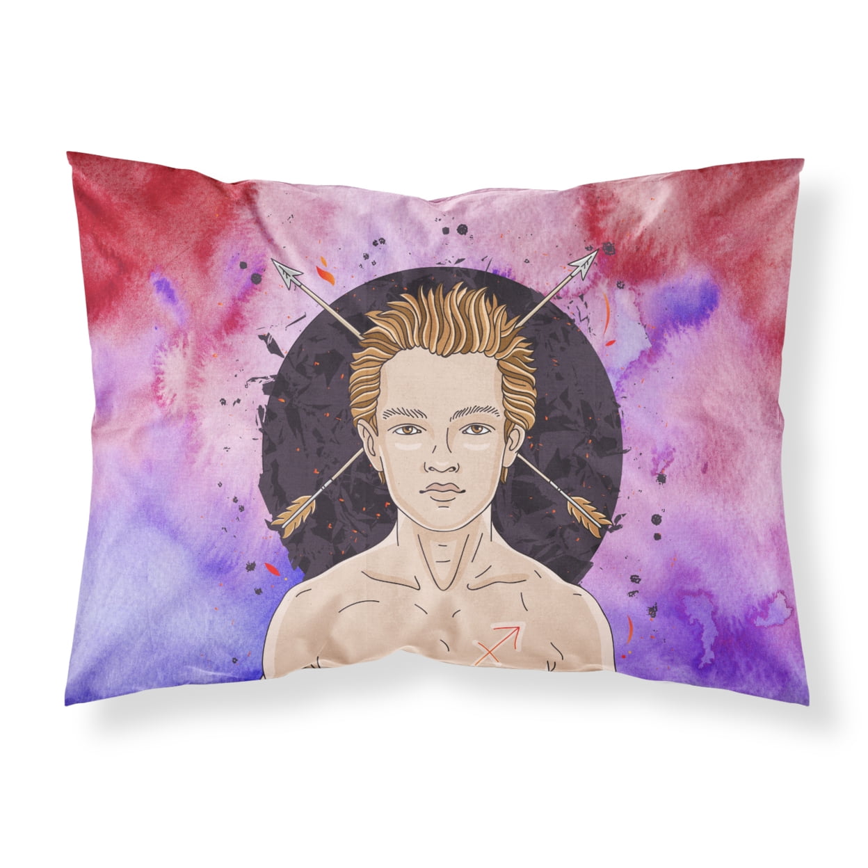 Sagittarius Zodiac Sign Fabric Standard Pillowcase