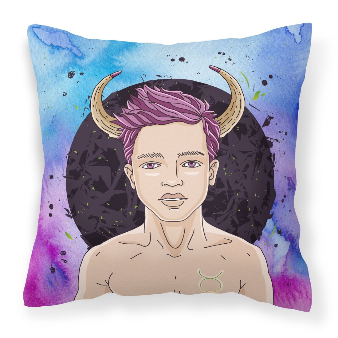 Taurus Zodiac Sign Fabric Decorative Pillow