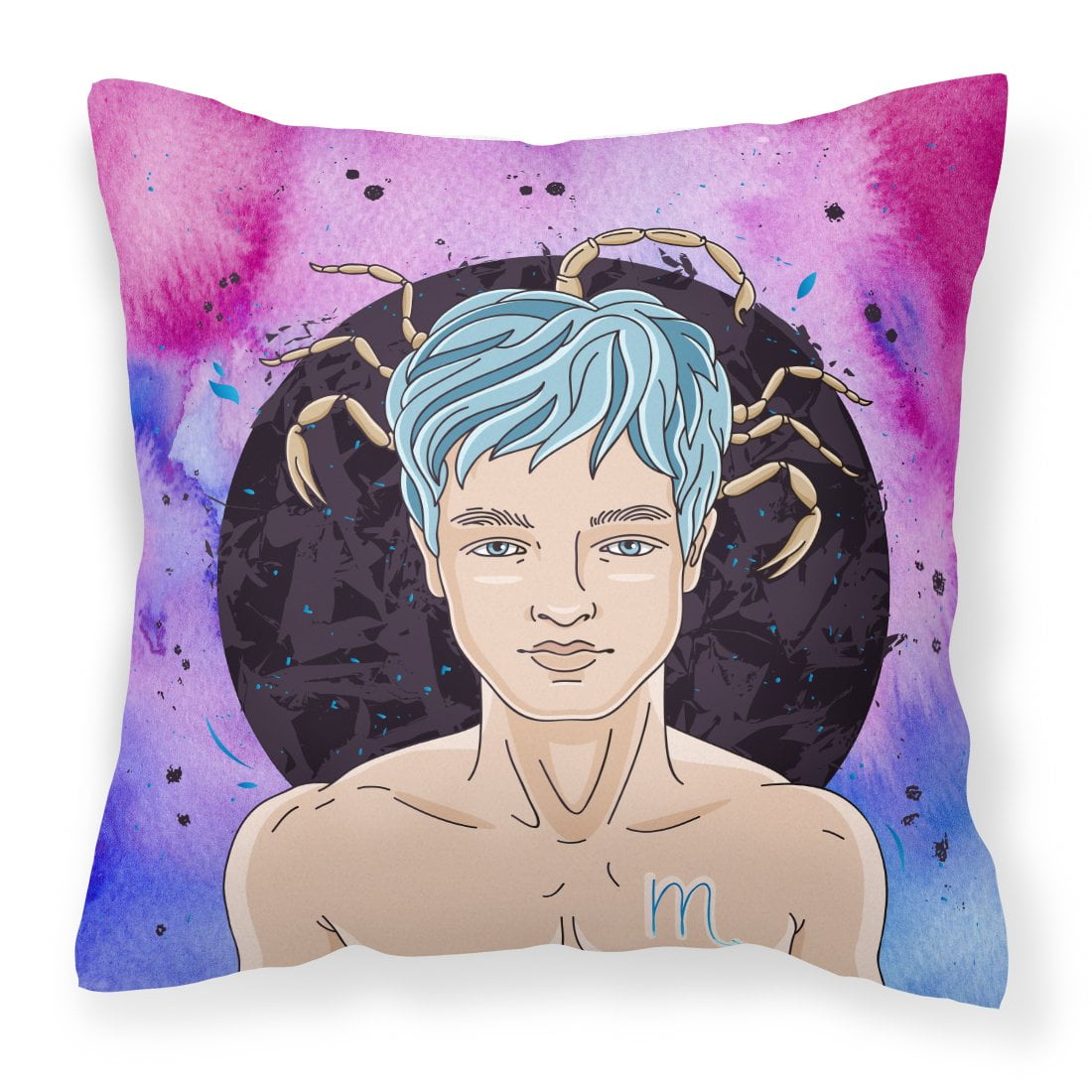 Scorpio Zodiac Sign Fabric Decorative Pillow