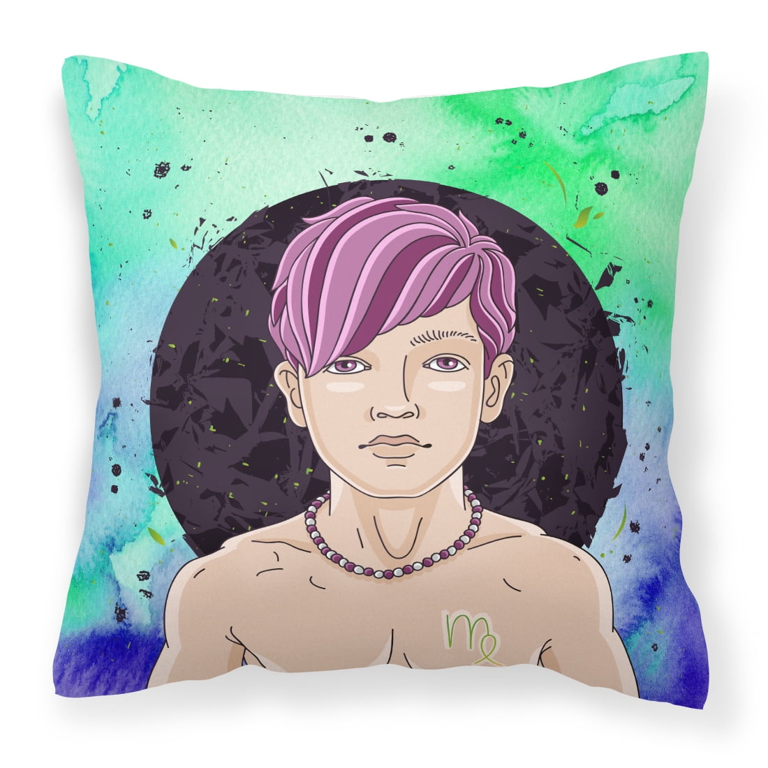 Virgo Zodiac Sign Fabric Decorative Pillow