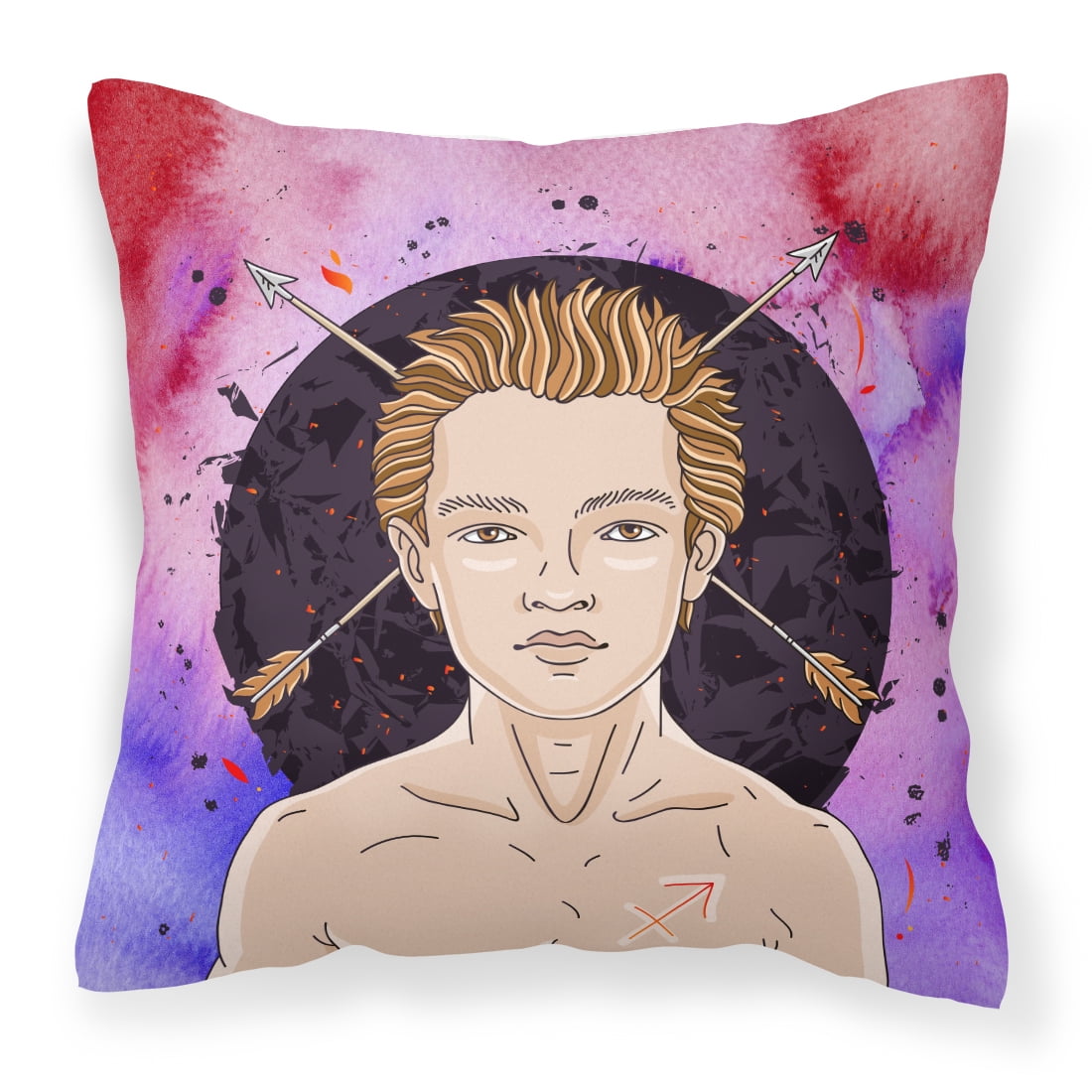 Sagittarius Zodiac Sign Fabric Decorative Pillow