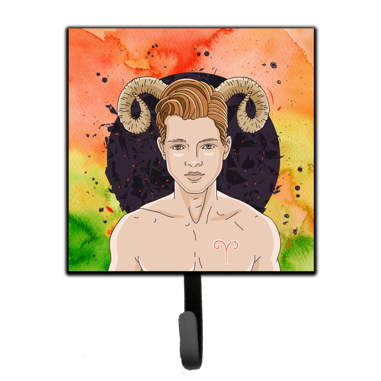 Aries Zodiac Sign Leash or Key Holder