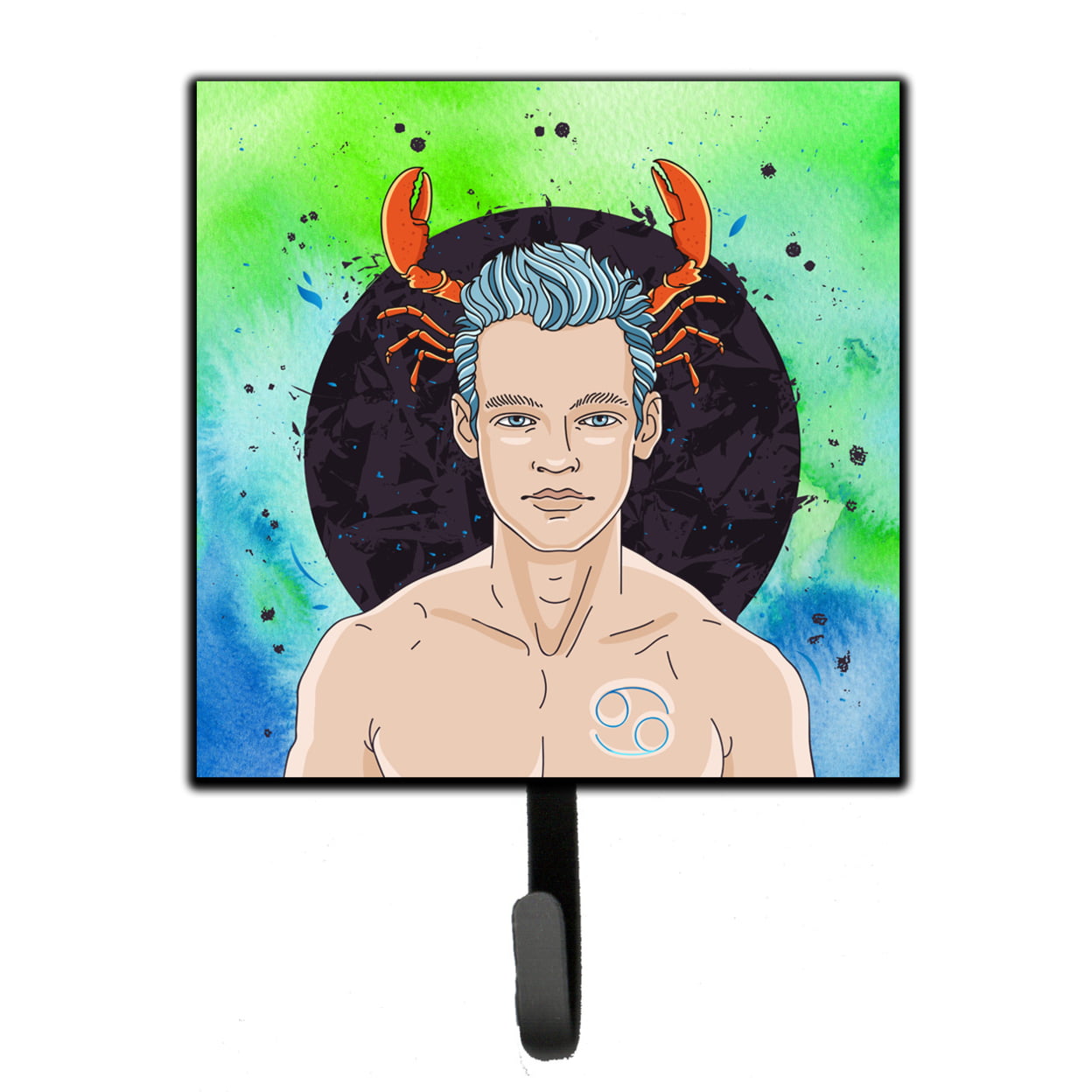 Cancer Zodiac Sign Leash or Key Holder