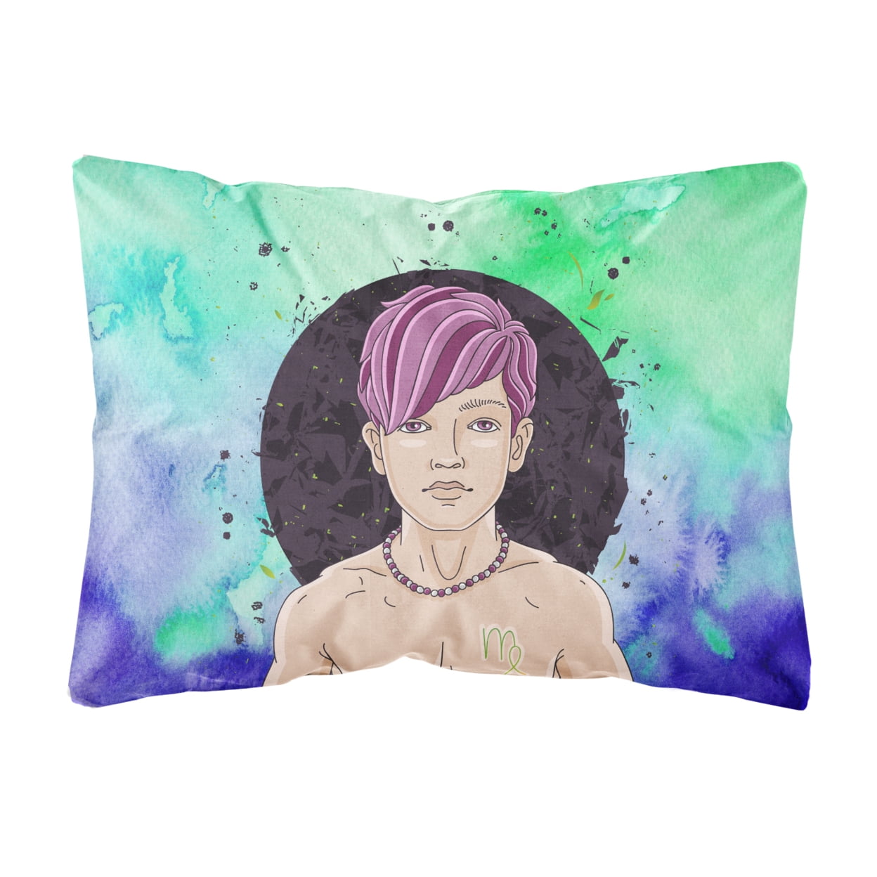 Virgo Zodiac Sign Canvas Fabric Decorative Pillow