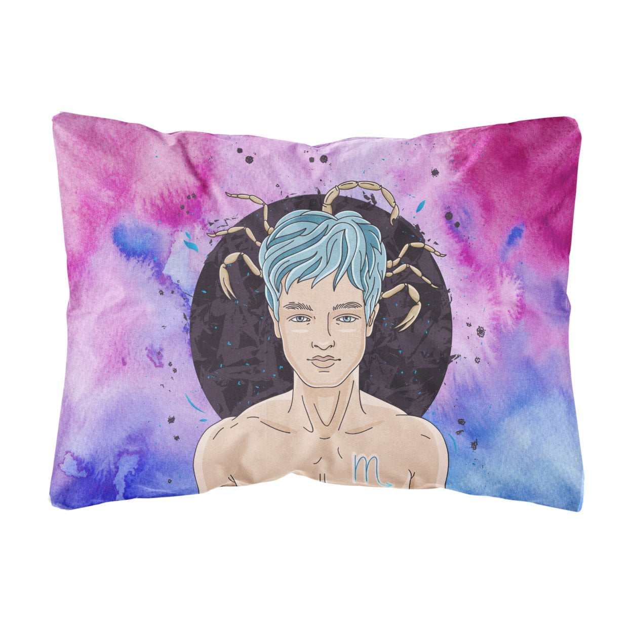 Scorpio Zodiac Sign Canvas Fabric Decorative Pillow