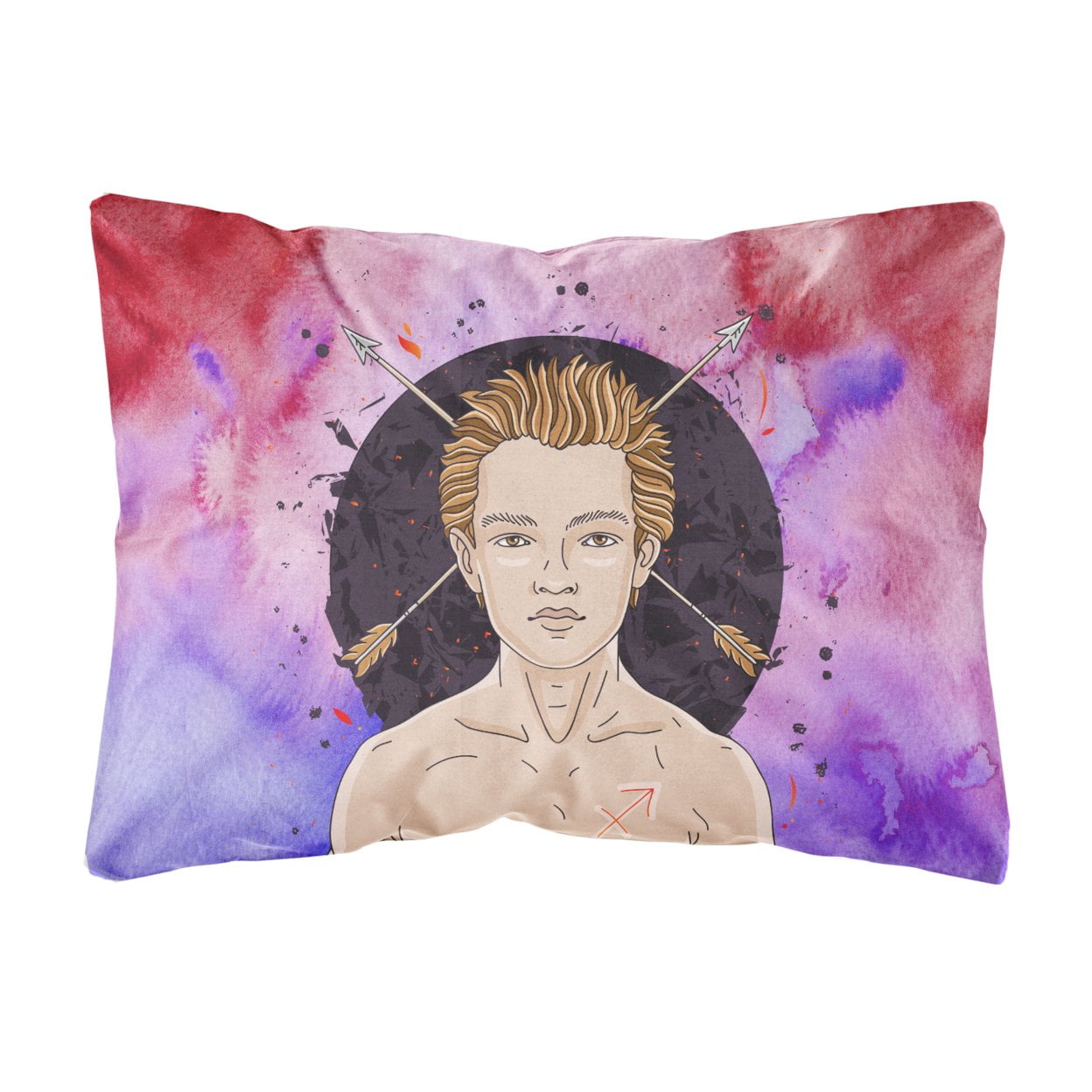 Sagittarius Zodiac Sign Canvas Fabric Decorative Pillow