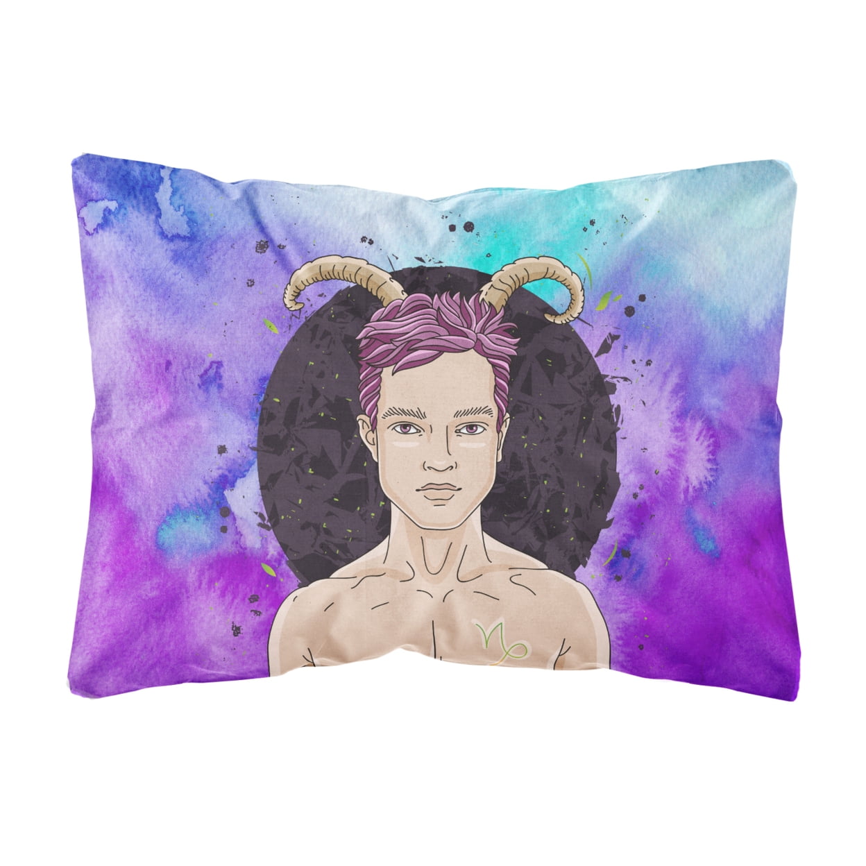 Capricorn Zodiac Sign Canvas Fabric Decorative Pillow