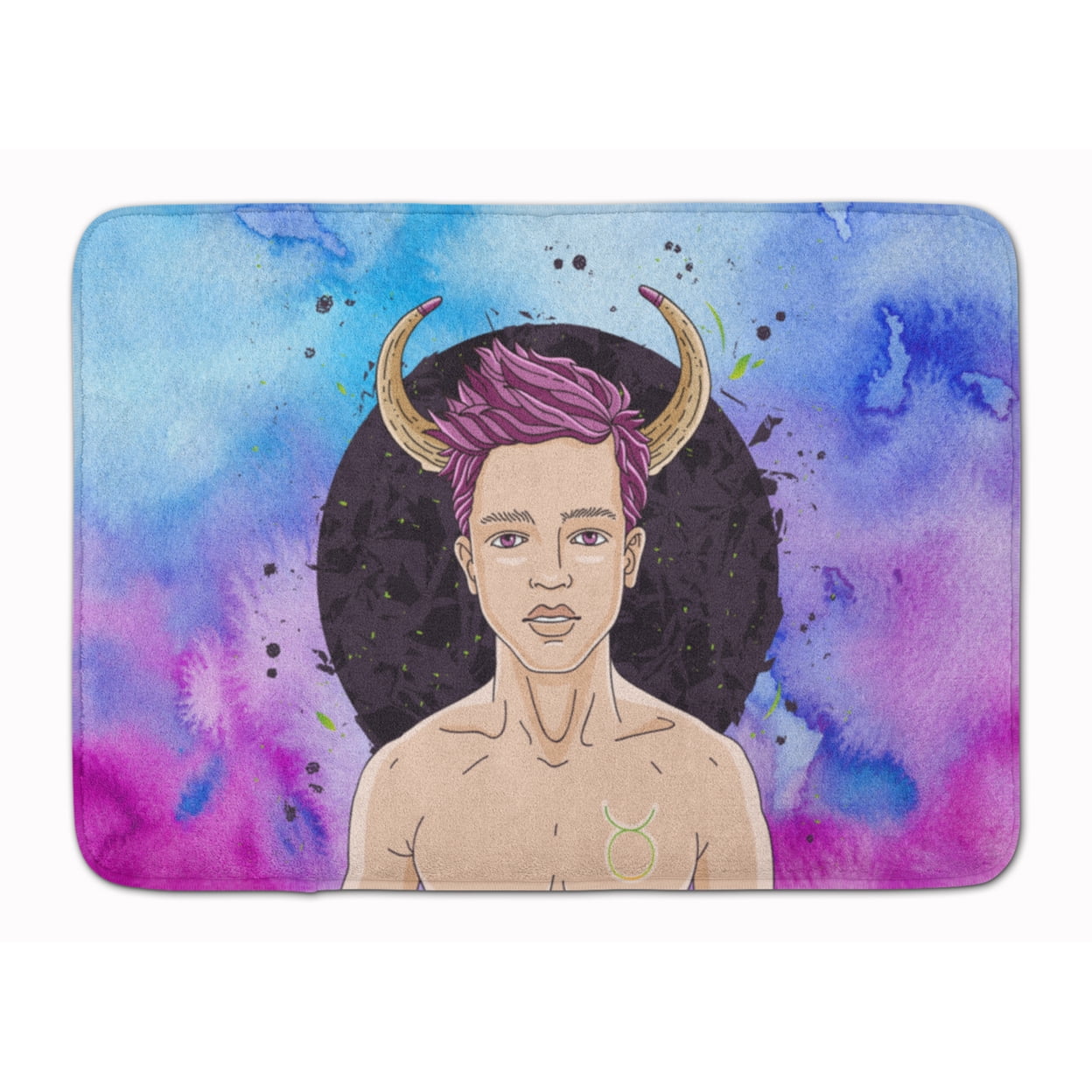 BB7318RUG Taurus Zodiac Sign Machine Washable Memory Foam Mat