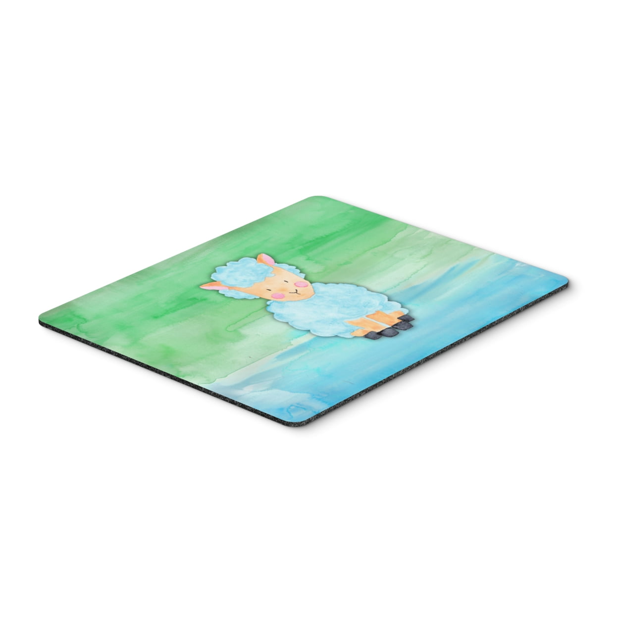 Sheep Lamb Watercolor Mouse Pad, Hot Pad or Trivet