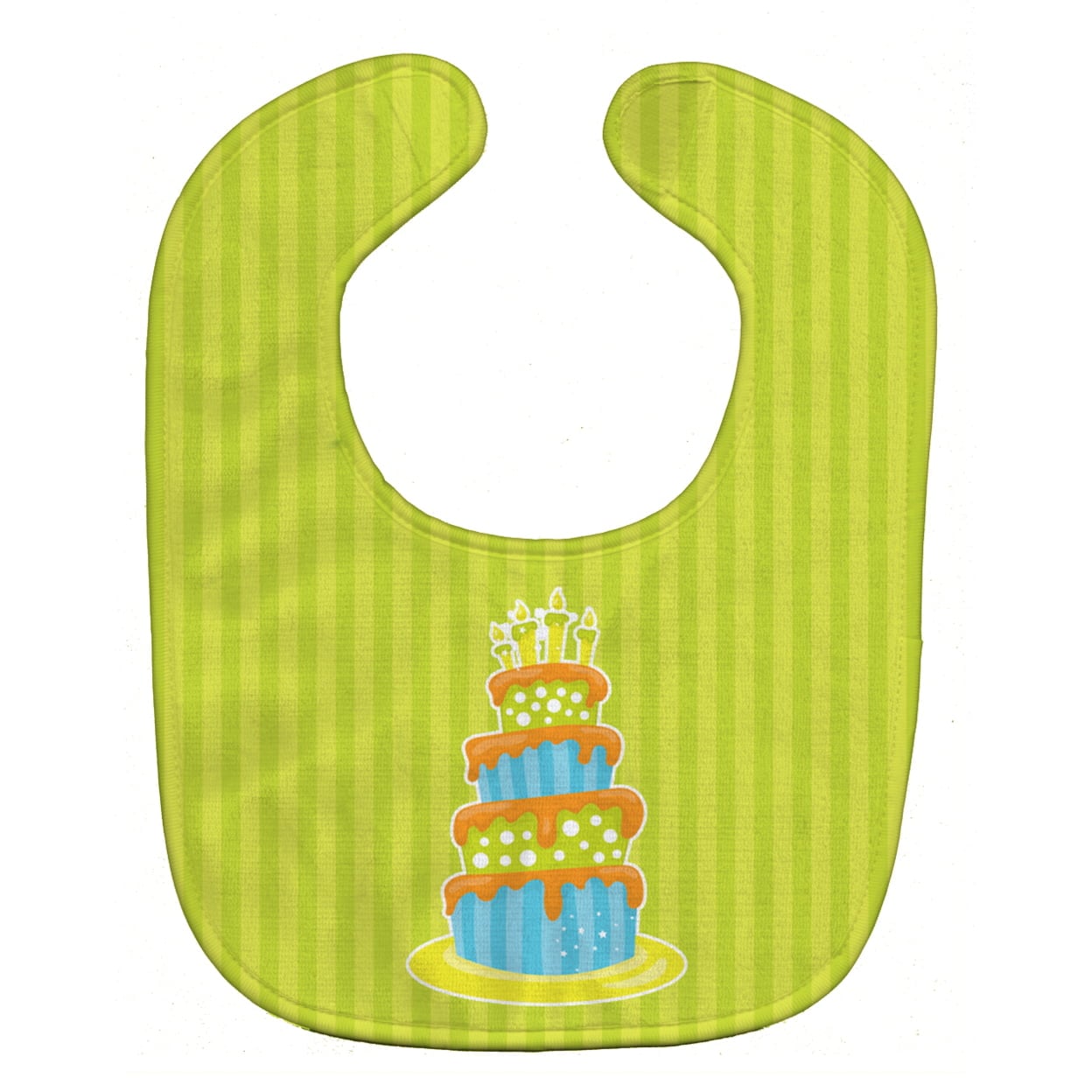 BB8916BIB Nautical Bithday Cake Baby Bib