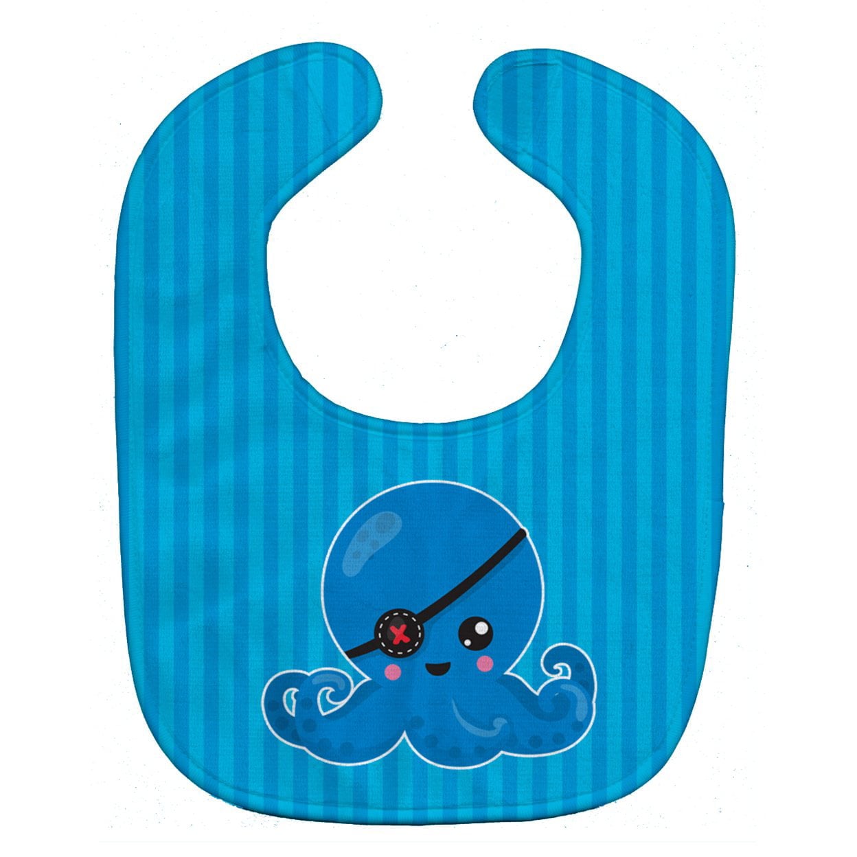 BB8919BIB Octopus Blue Baby Bib