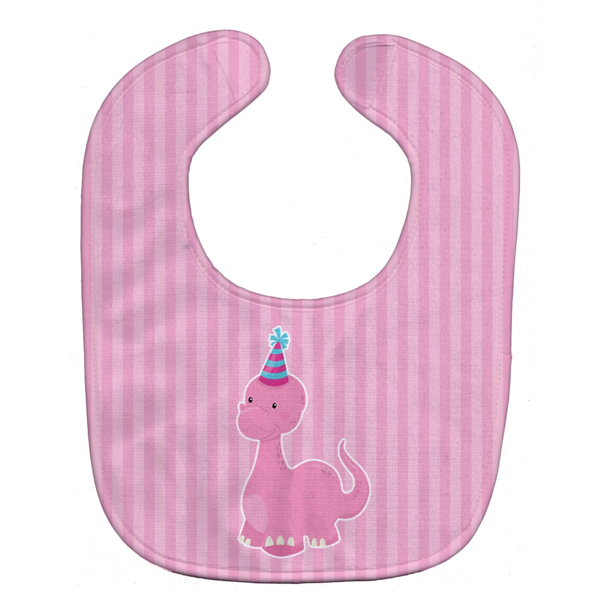 BB8923BIB Dinosaur Pink Baby Bib