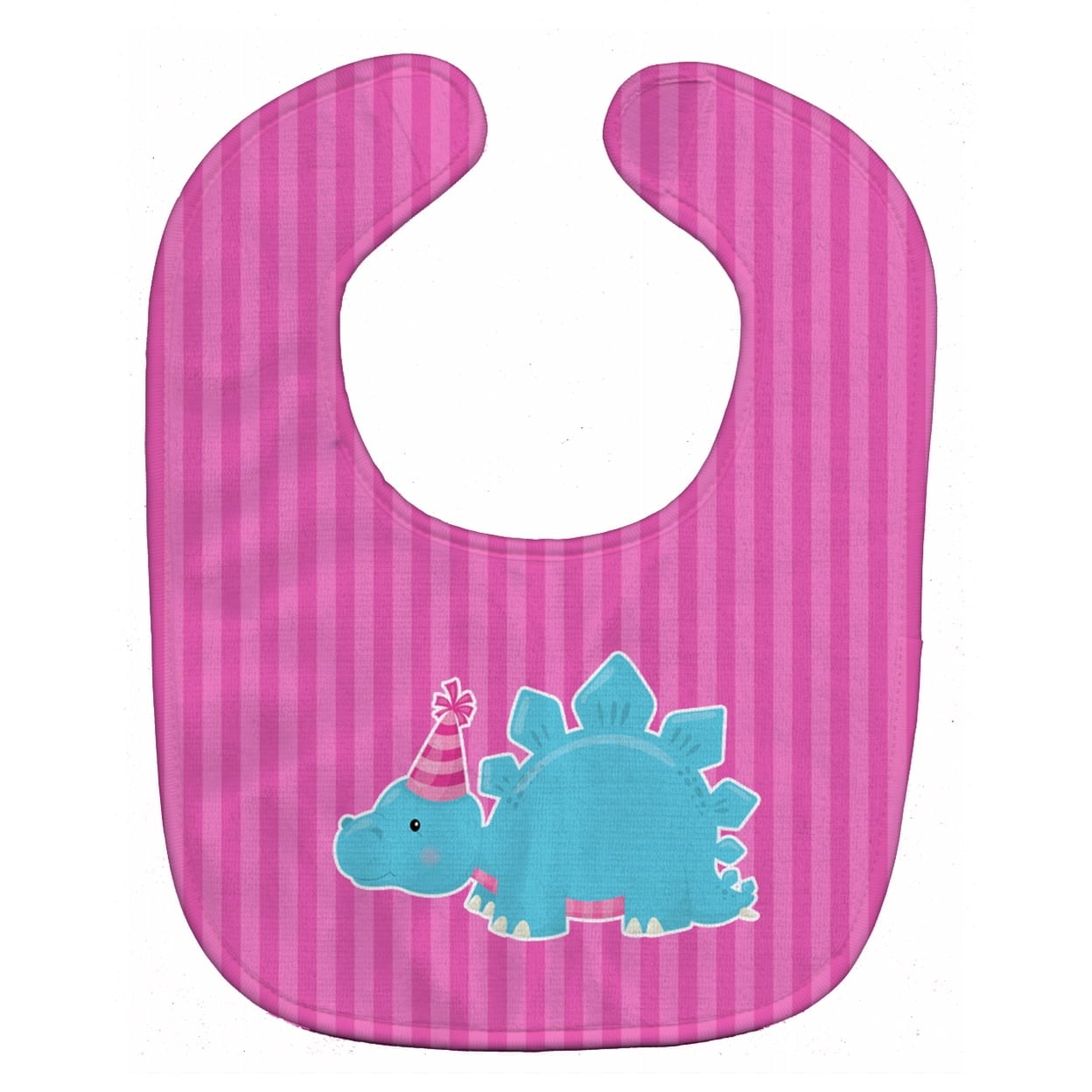 Dinosaur Pink Baby Bib