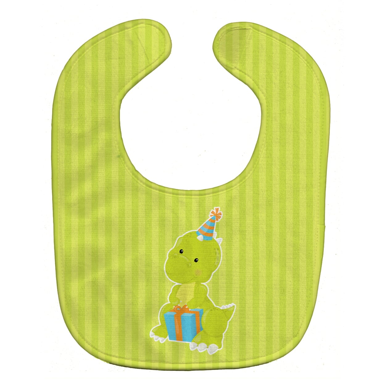 Dinosaur Green Baby Bib