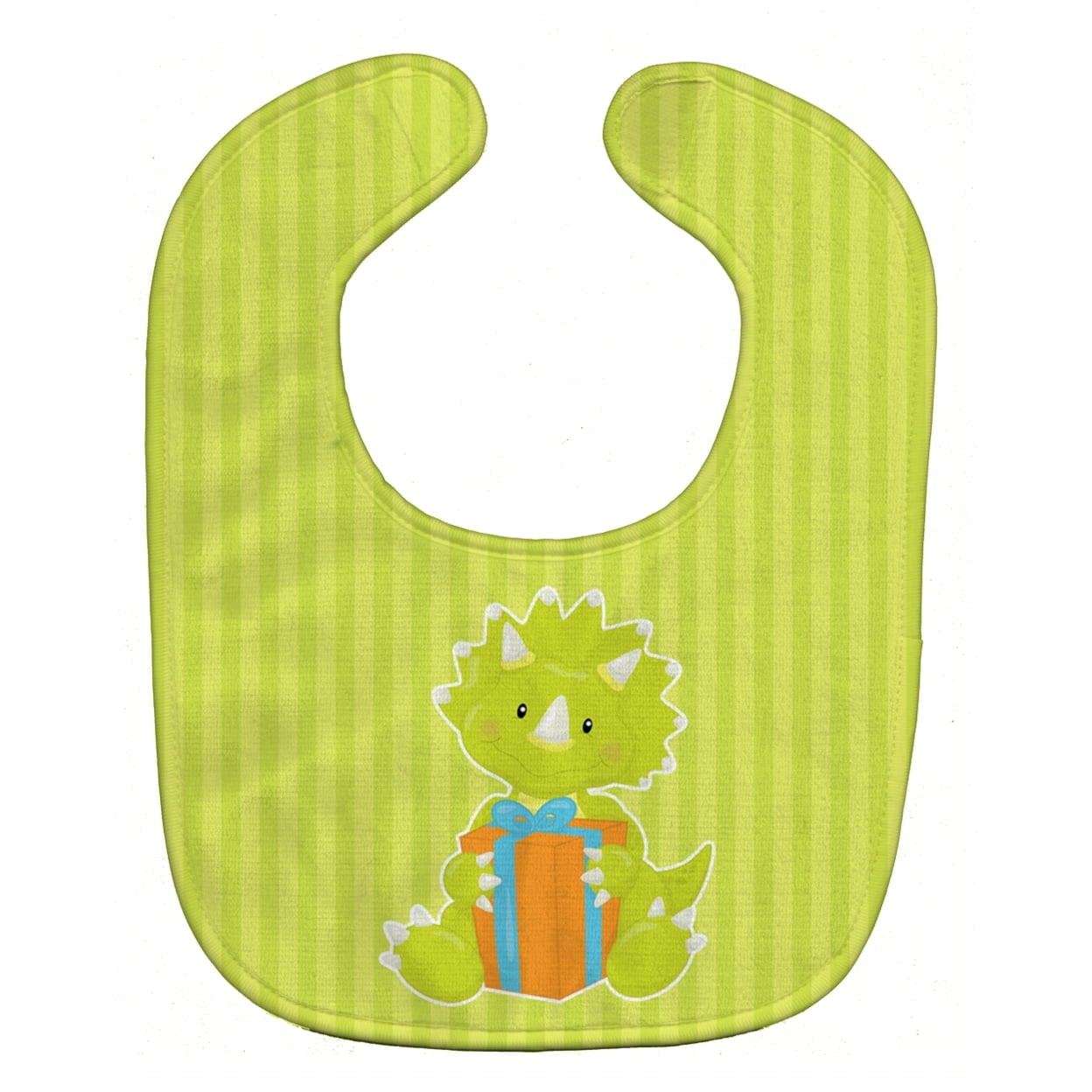 Dinosaur Green Baby Bib