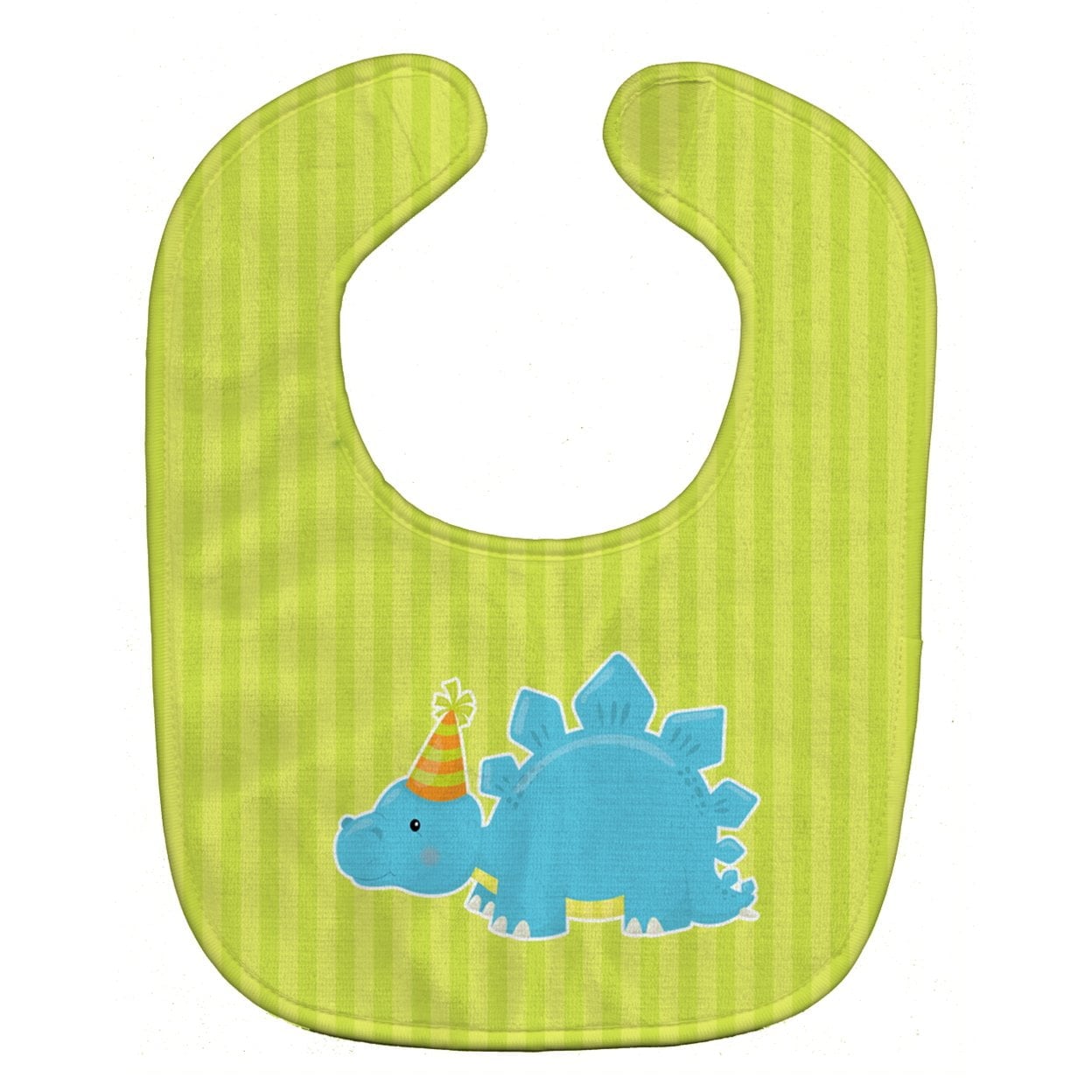 Dinosaur Green Baby Bib
