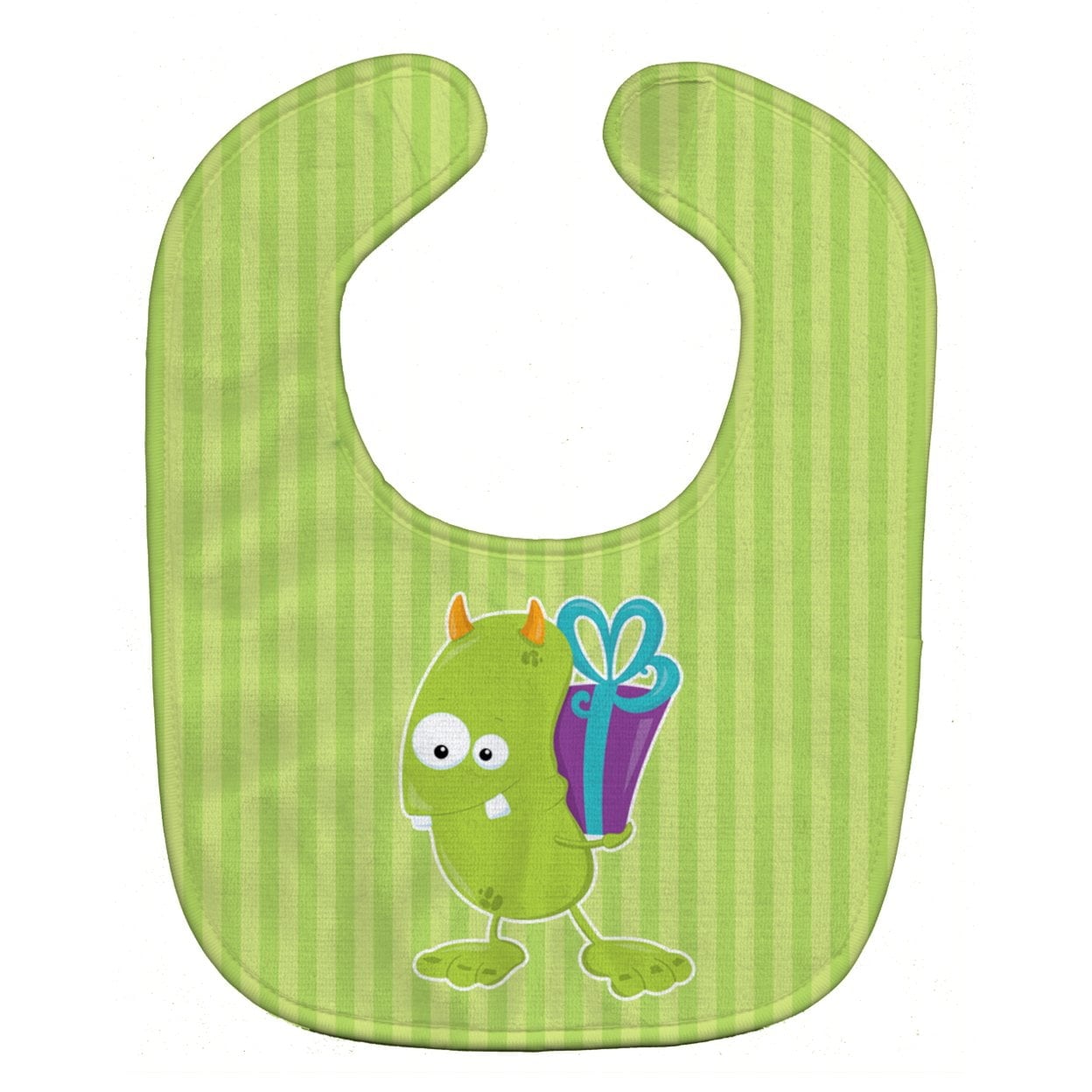 Birthday Monster Green Baby Bib