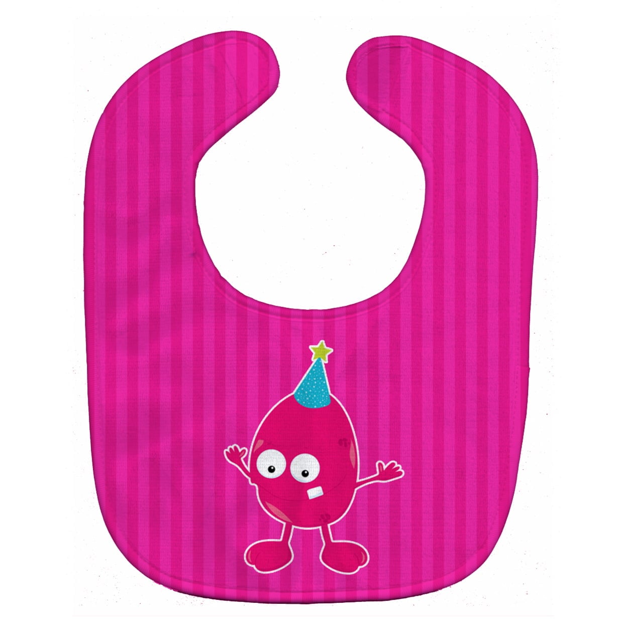 Birthday Monster Pink Baby Bib