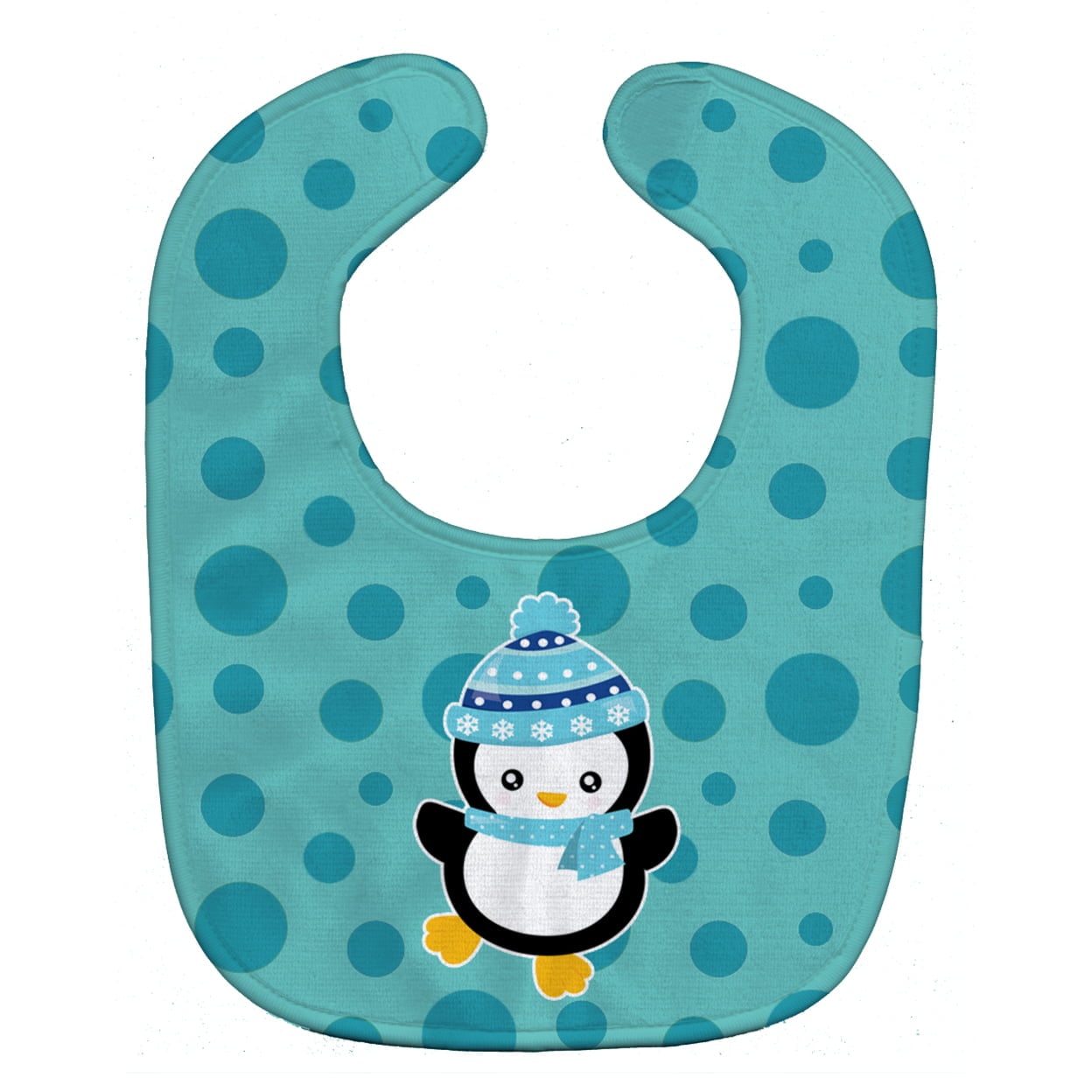 Christmas Penquin Baby Bib