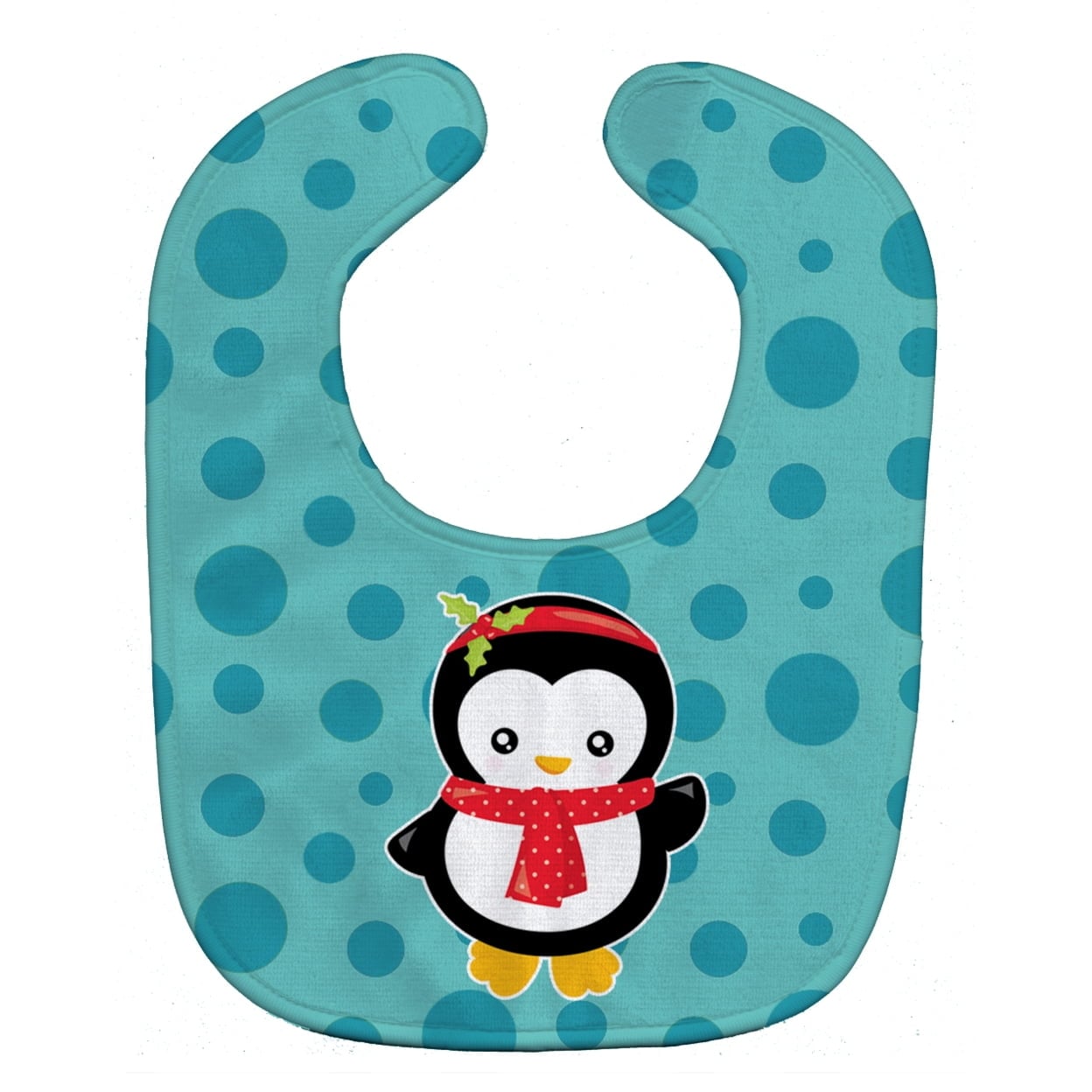 Christmas Penquin Baby Bib