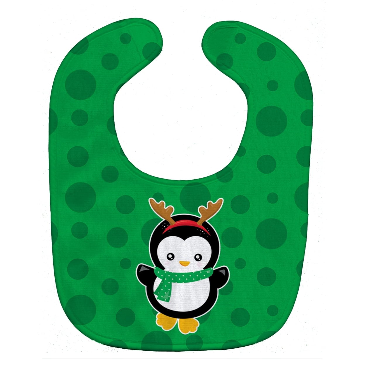 Christmas Penquin Reindeer Baby Bib