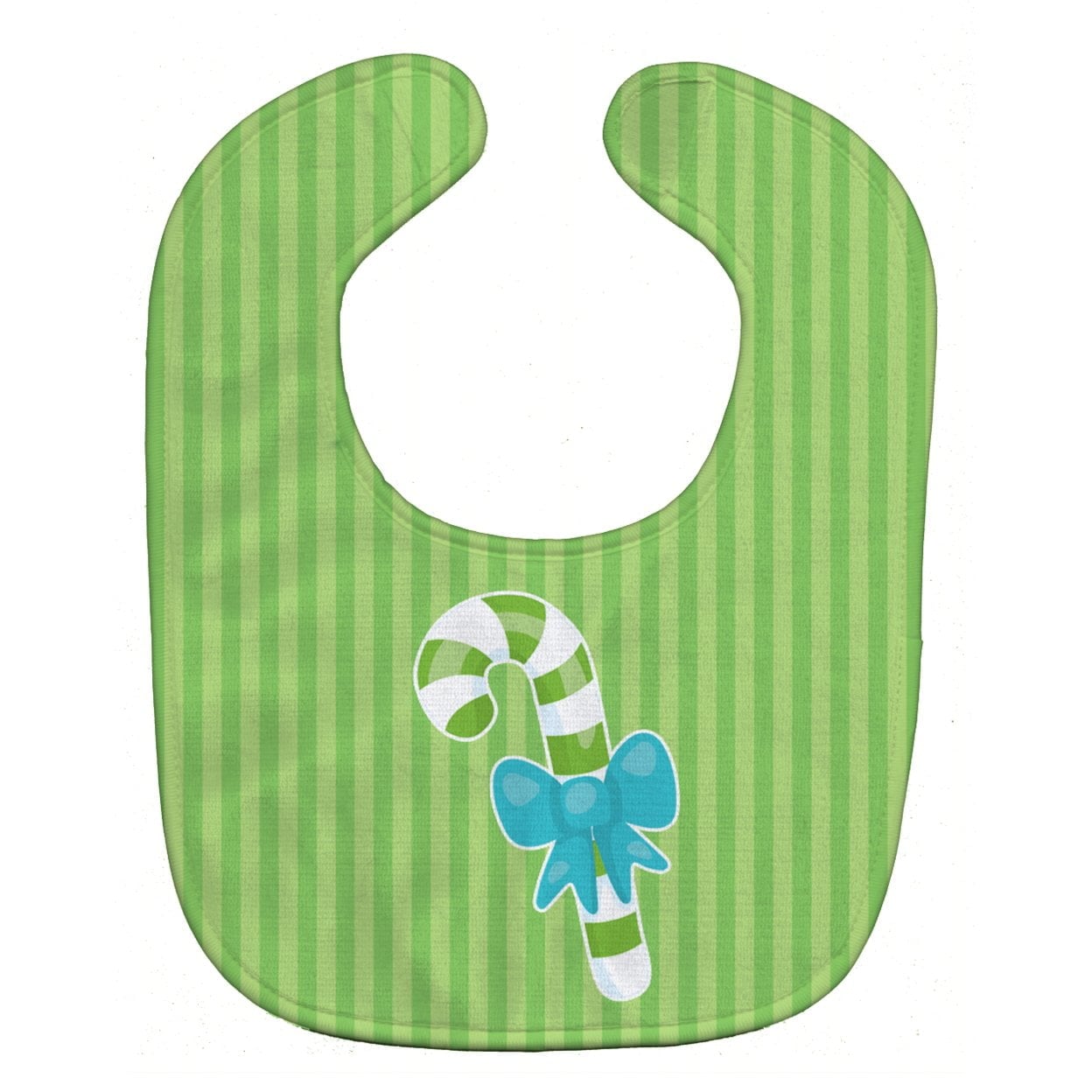 BB8950BIB Christmas Candy Cane Baby Bib