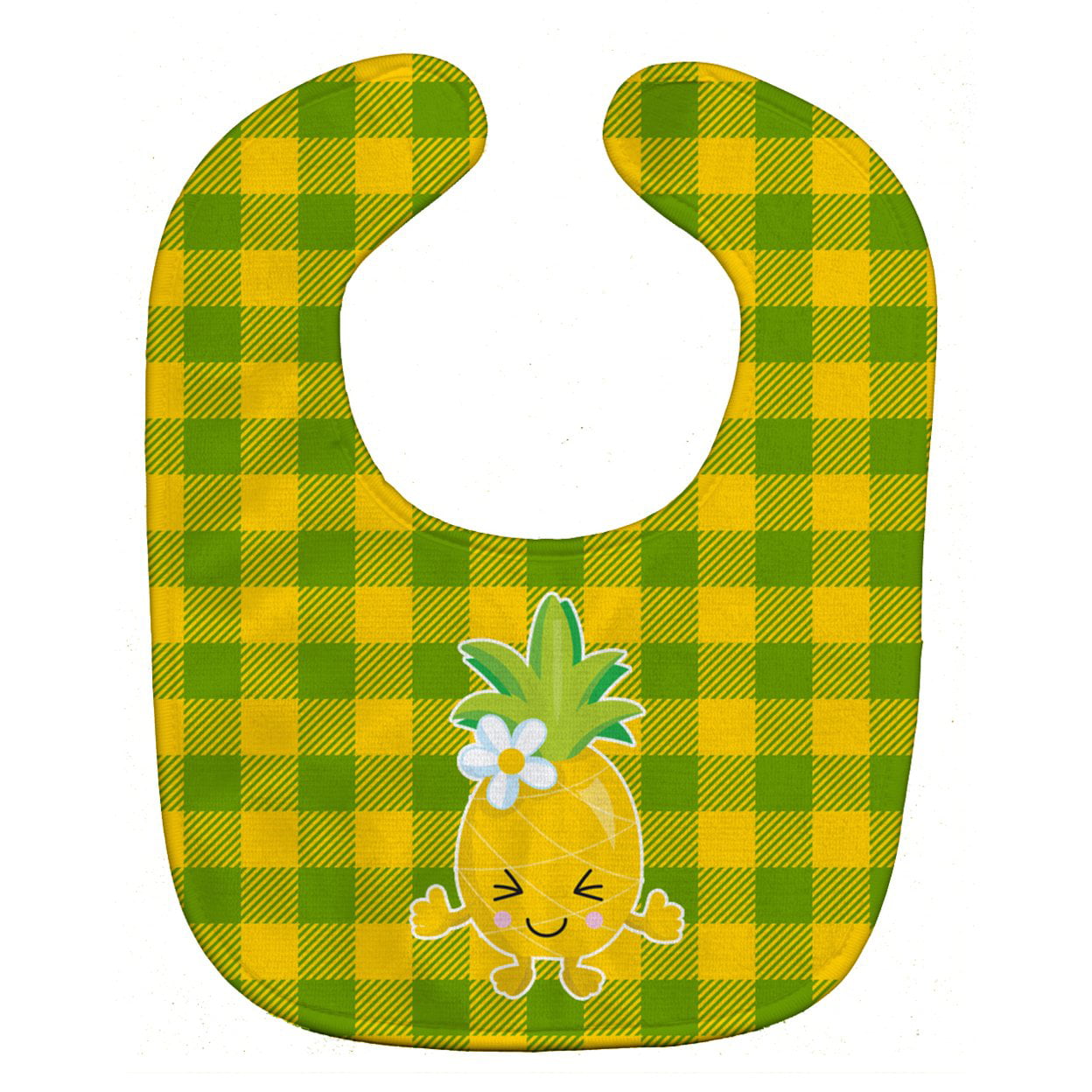 Pineapple Blinky Face Baby Bib