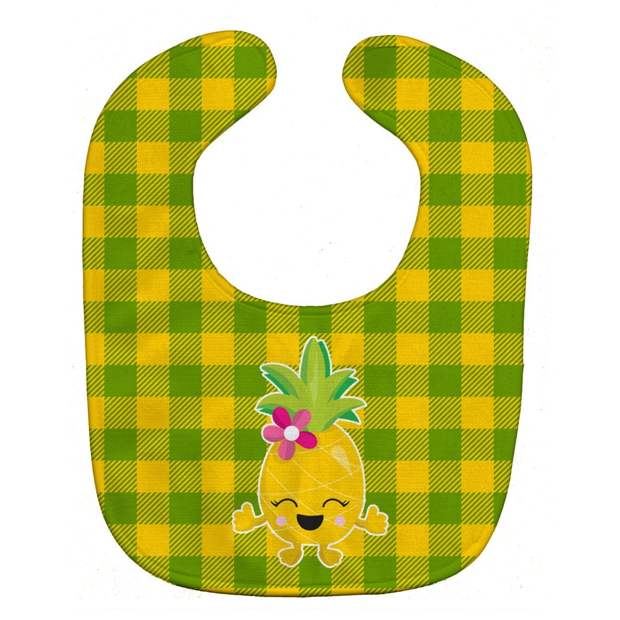 Pineapple Girl Laughy Face Baby Bib