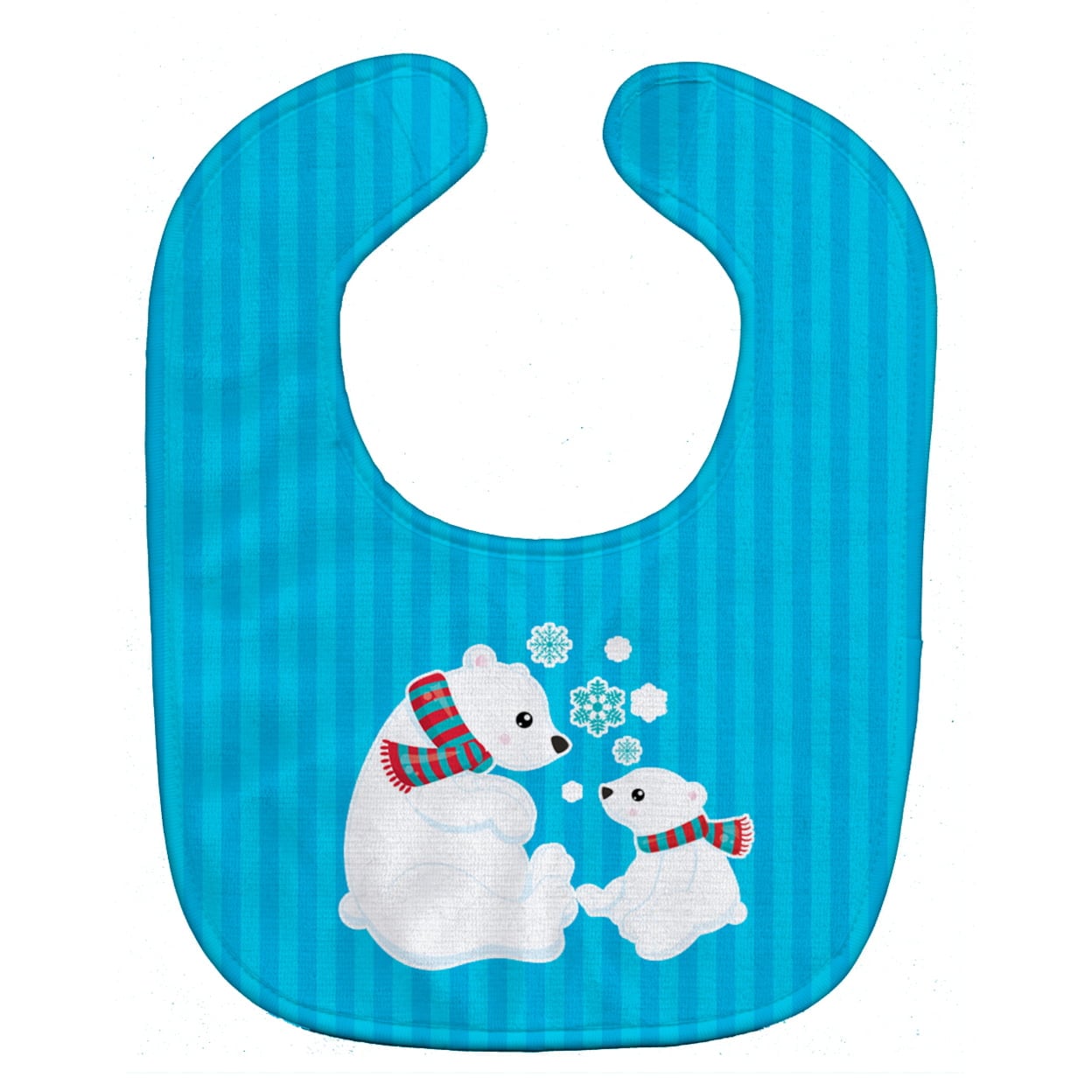Polar Bears Baby Bib