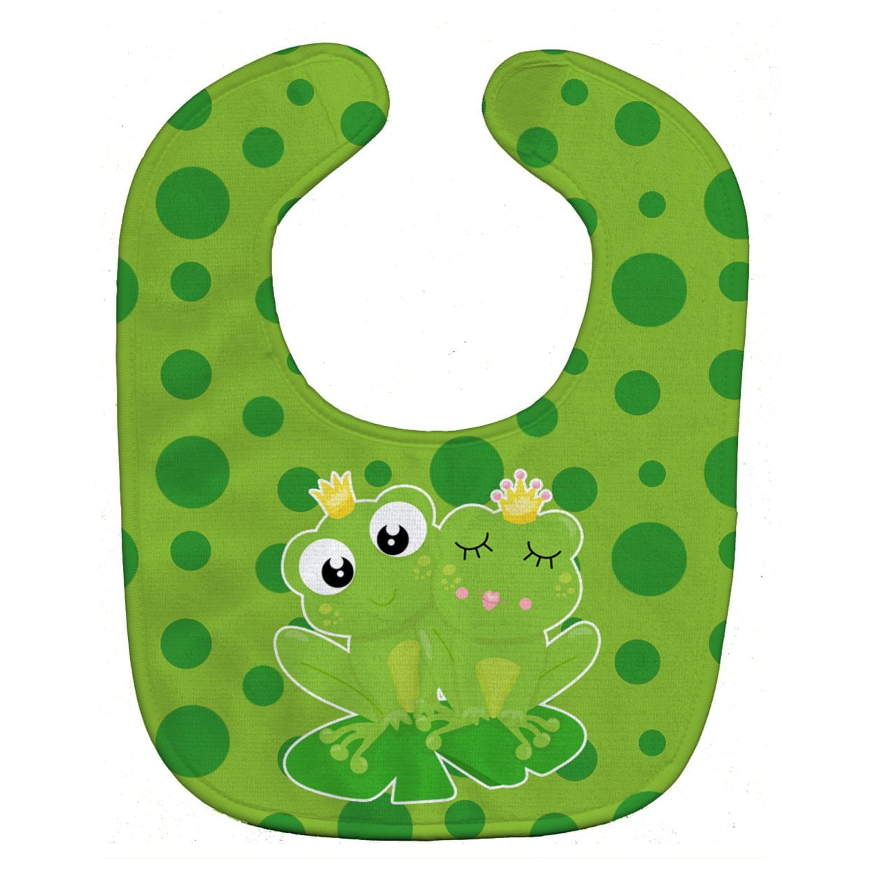 Frog Prince & Princess Baby Bib