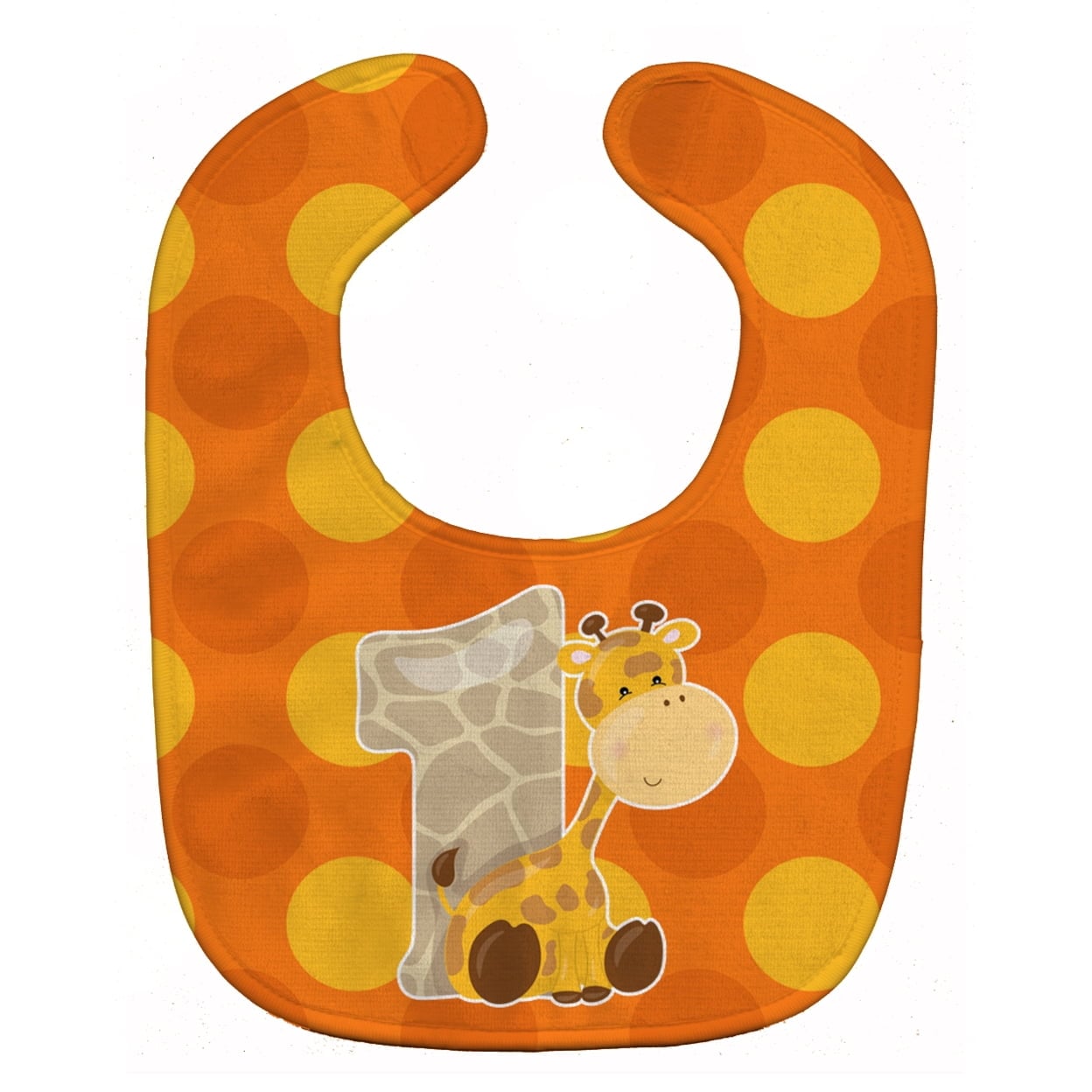 Zoo Month 1 Giraffe Baby Bib