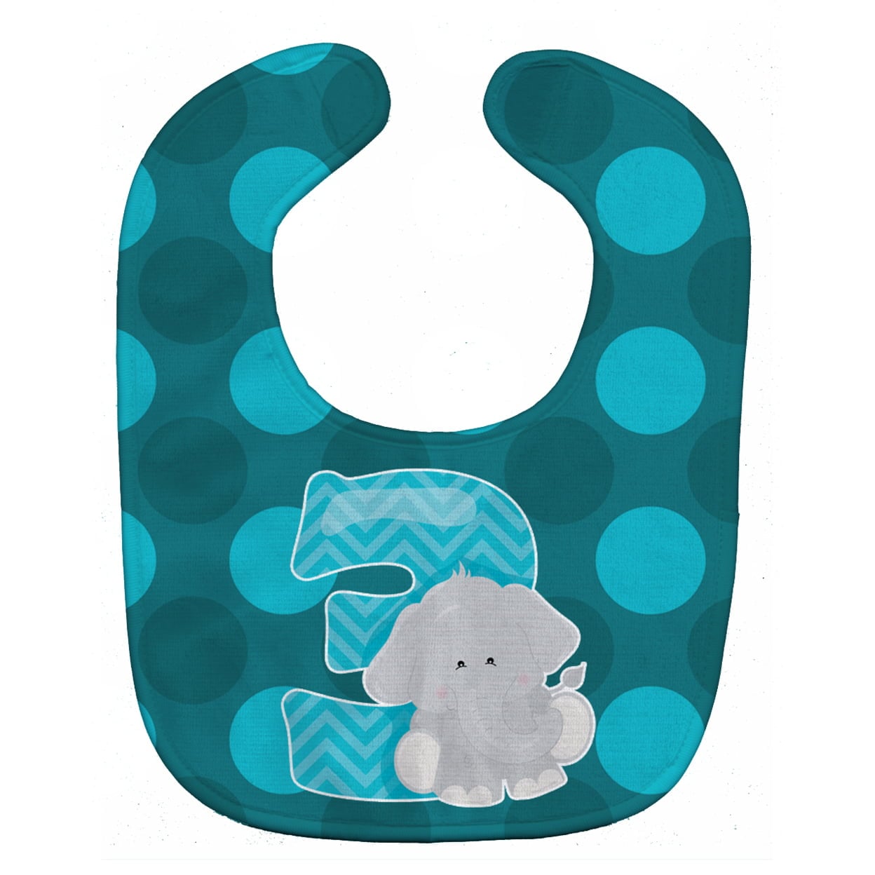 Zoo Month 3 Elephant Baby Bib