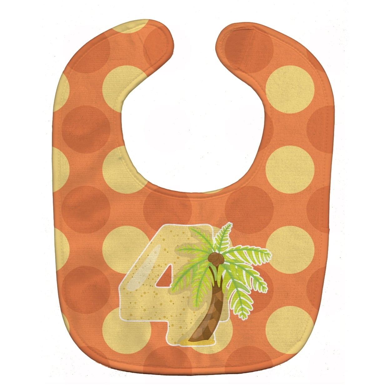 Zoo Month 4 Palm Tree Baby Bib