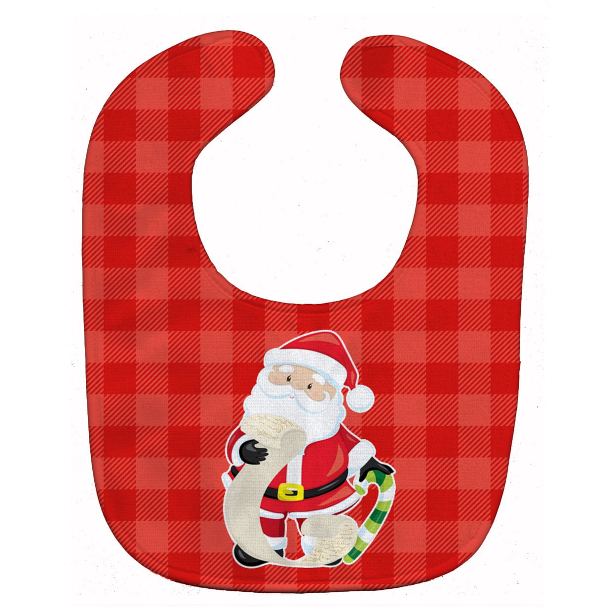 Christmas Santa Claus List Baby Bib