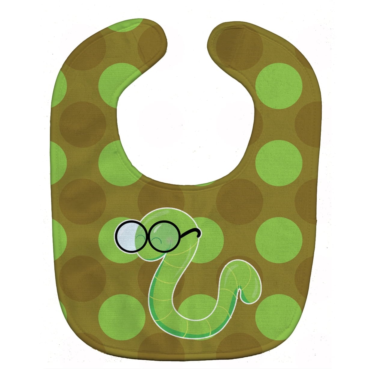 Back to School Worm Baby Bib