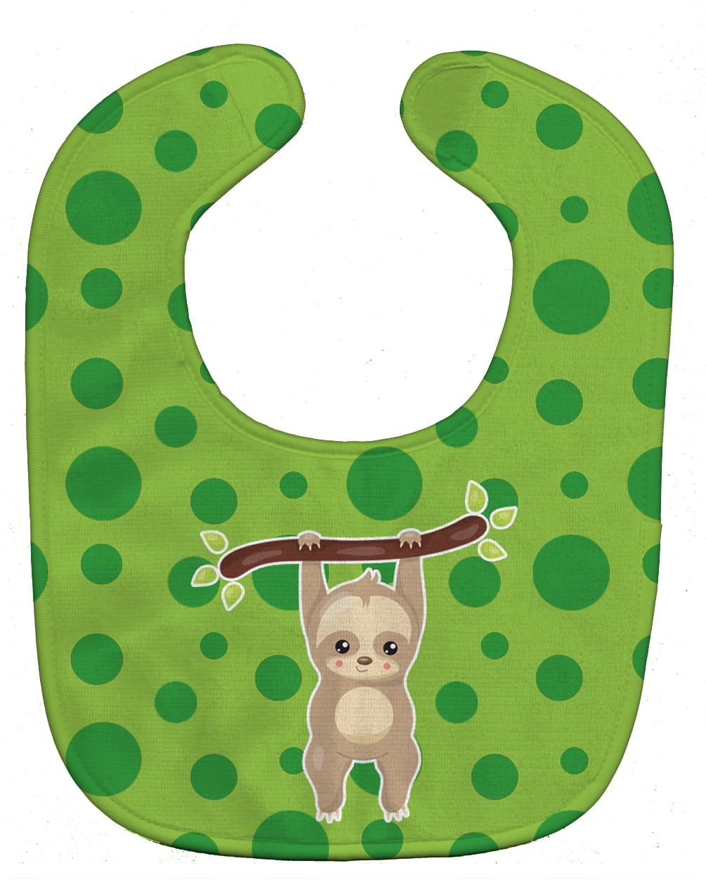 BB9033BIB Sloth Baby Bib